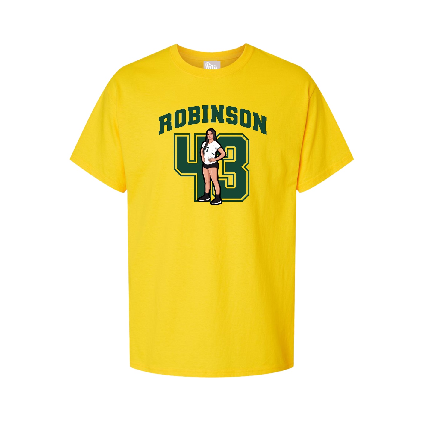 Tee — Number in Gold