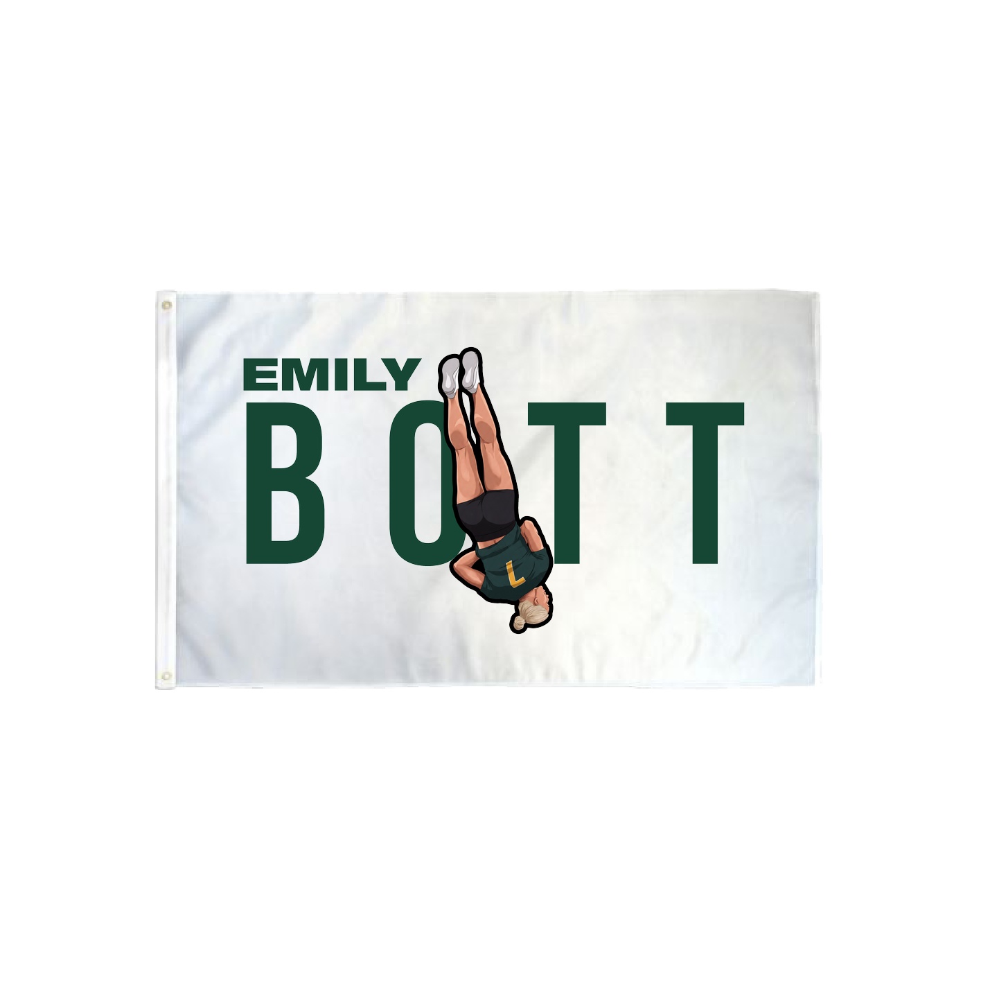 3x5 Flag — Player Name in Classic