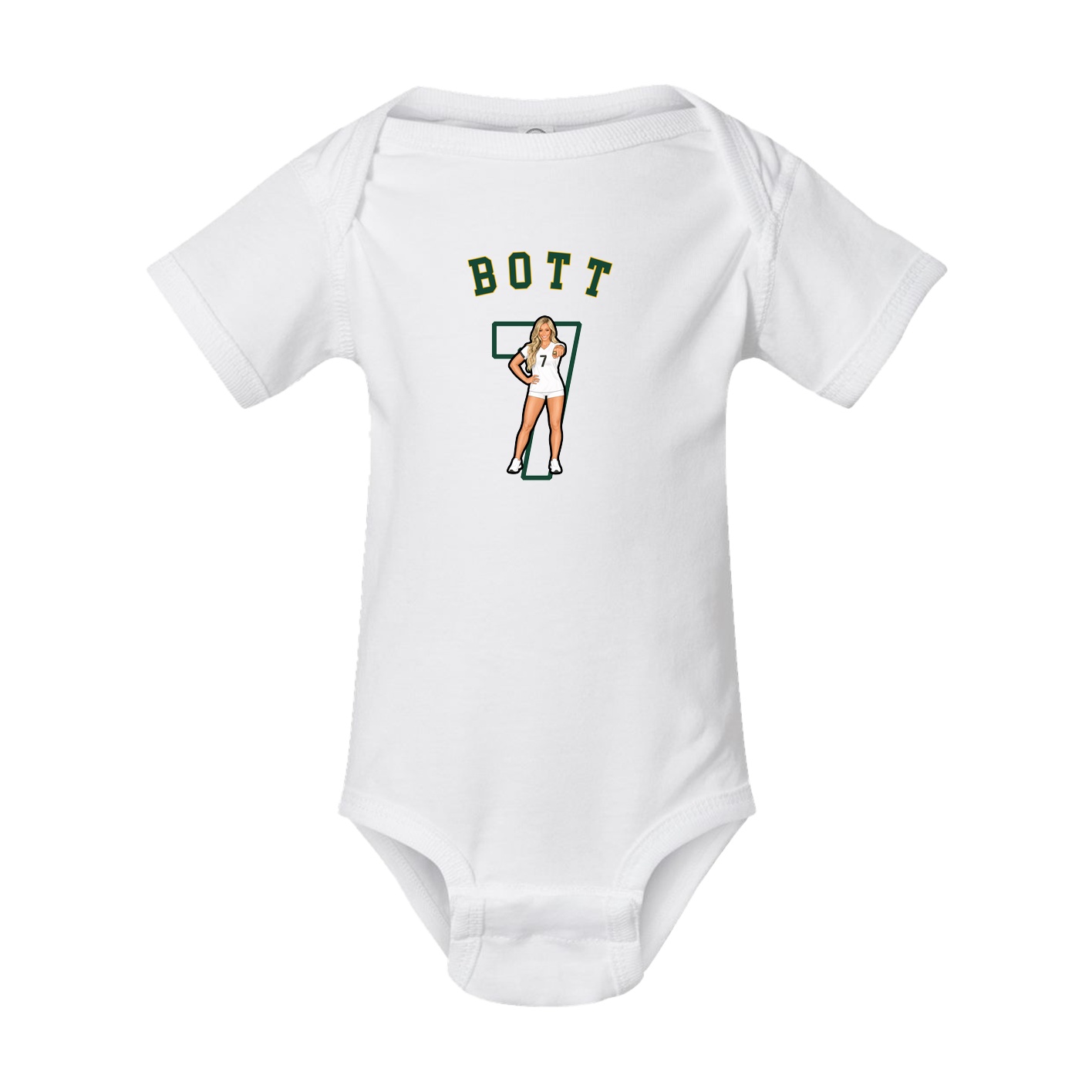 Baby Onesie — Shirsey Arch in White