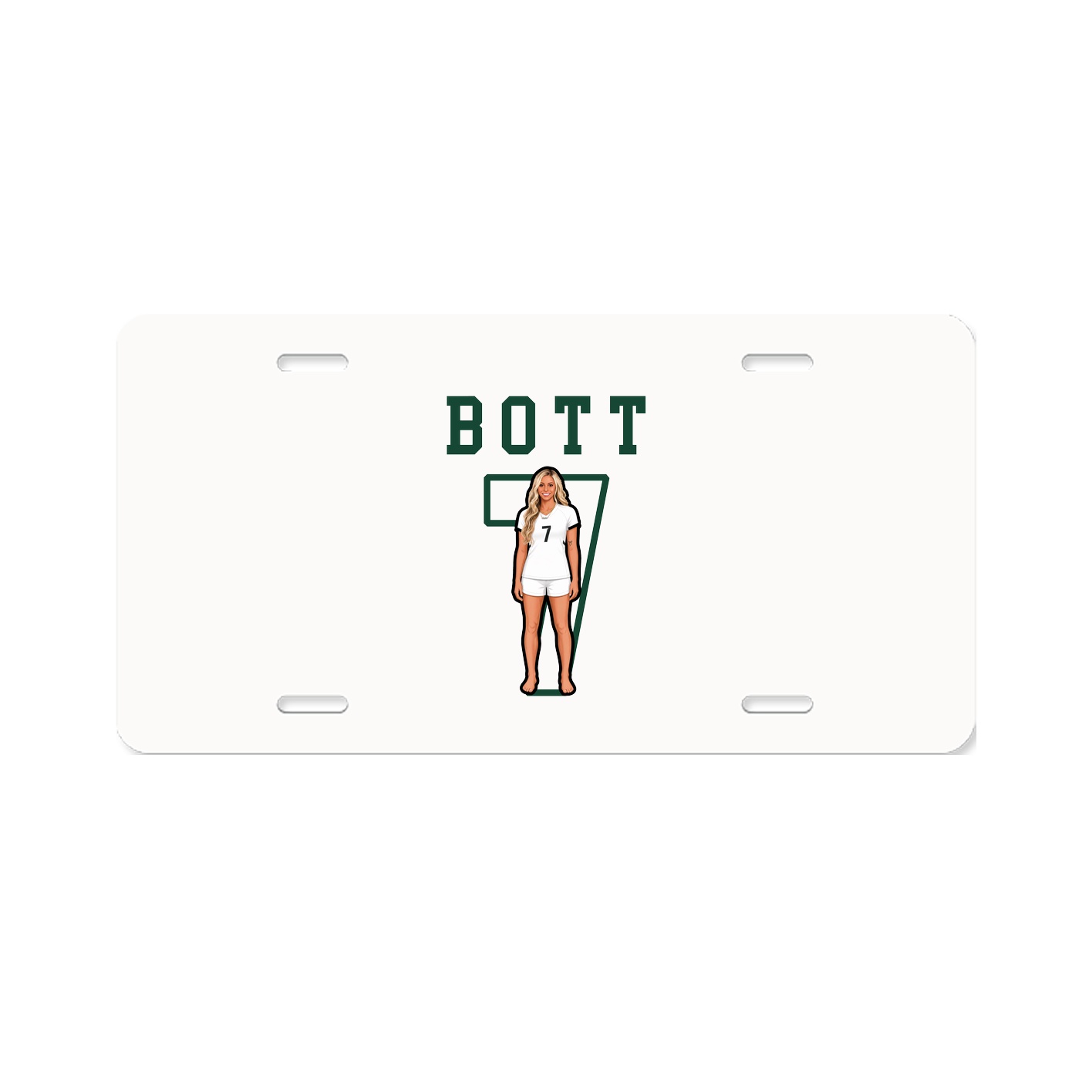 License Plate — Shirsey in Classic