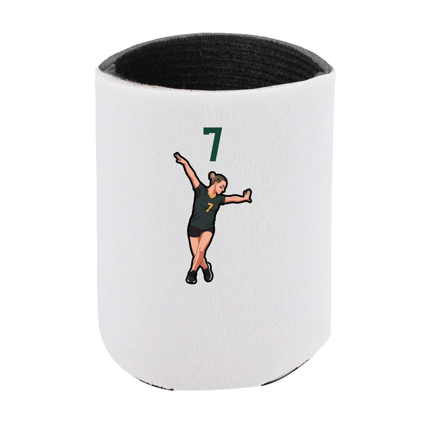 Can Holder — Number Top in White