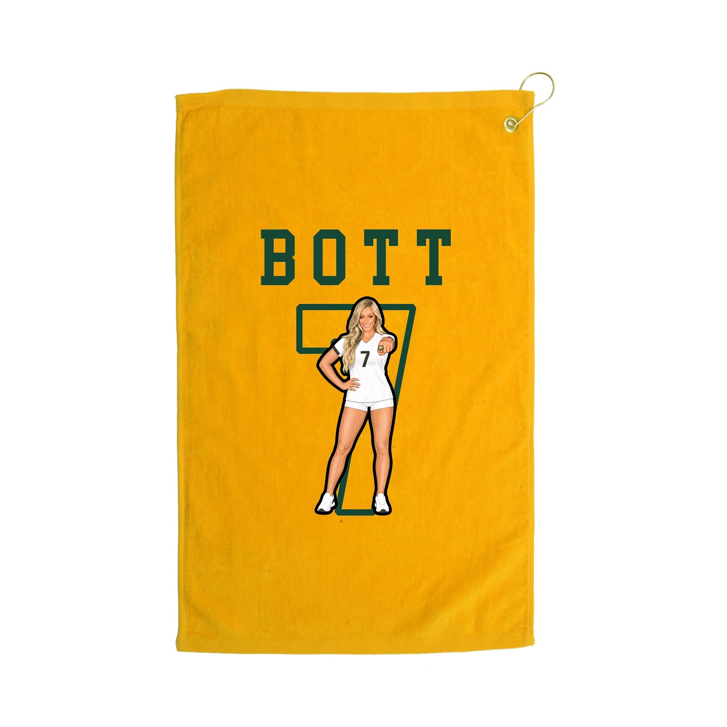 Golf Towel — Shirsey in Gold