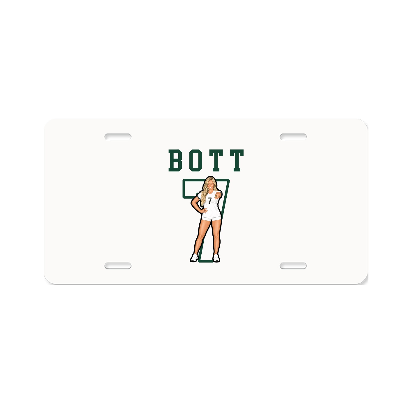 License Plate — Shirsey in Classic