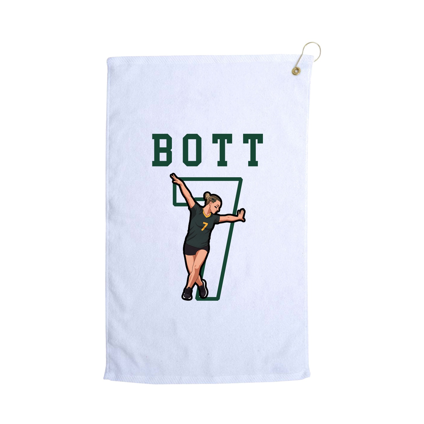 Golf Towel — Shirsey in White