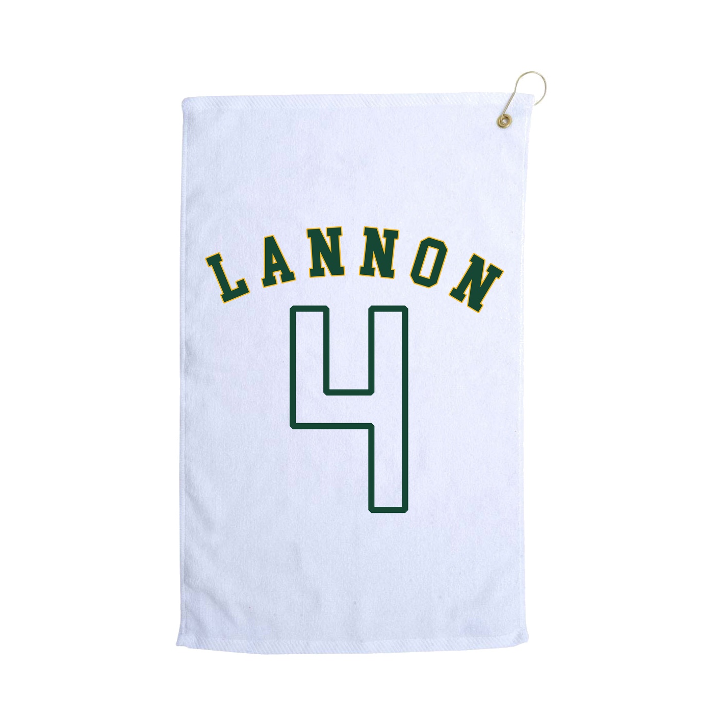 Golf Towel — Shirsey Arch in White