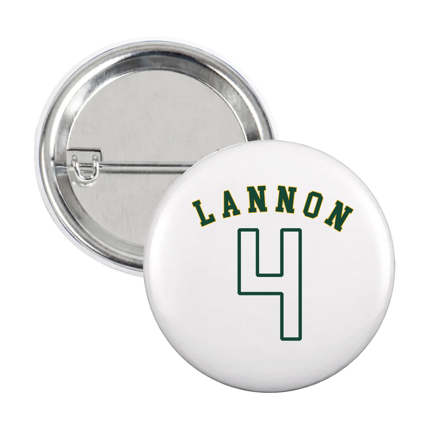 Game Day Button — Shirsey Arch in White