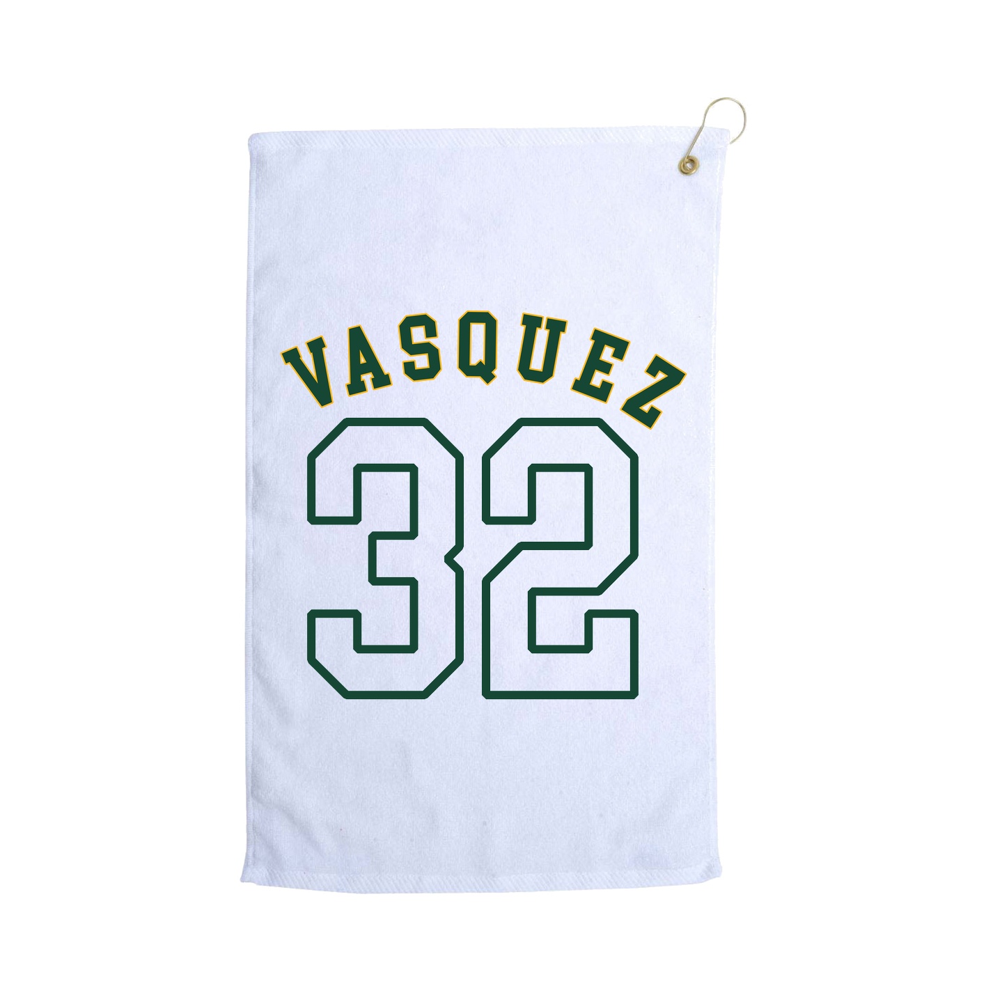 Golf Towel — Shirsey Arch in White