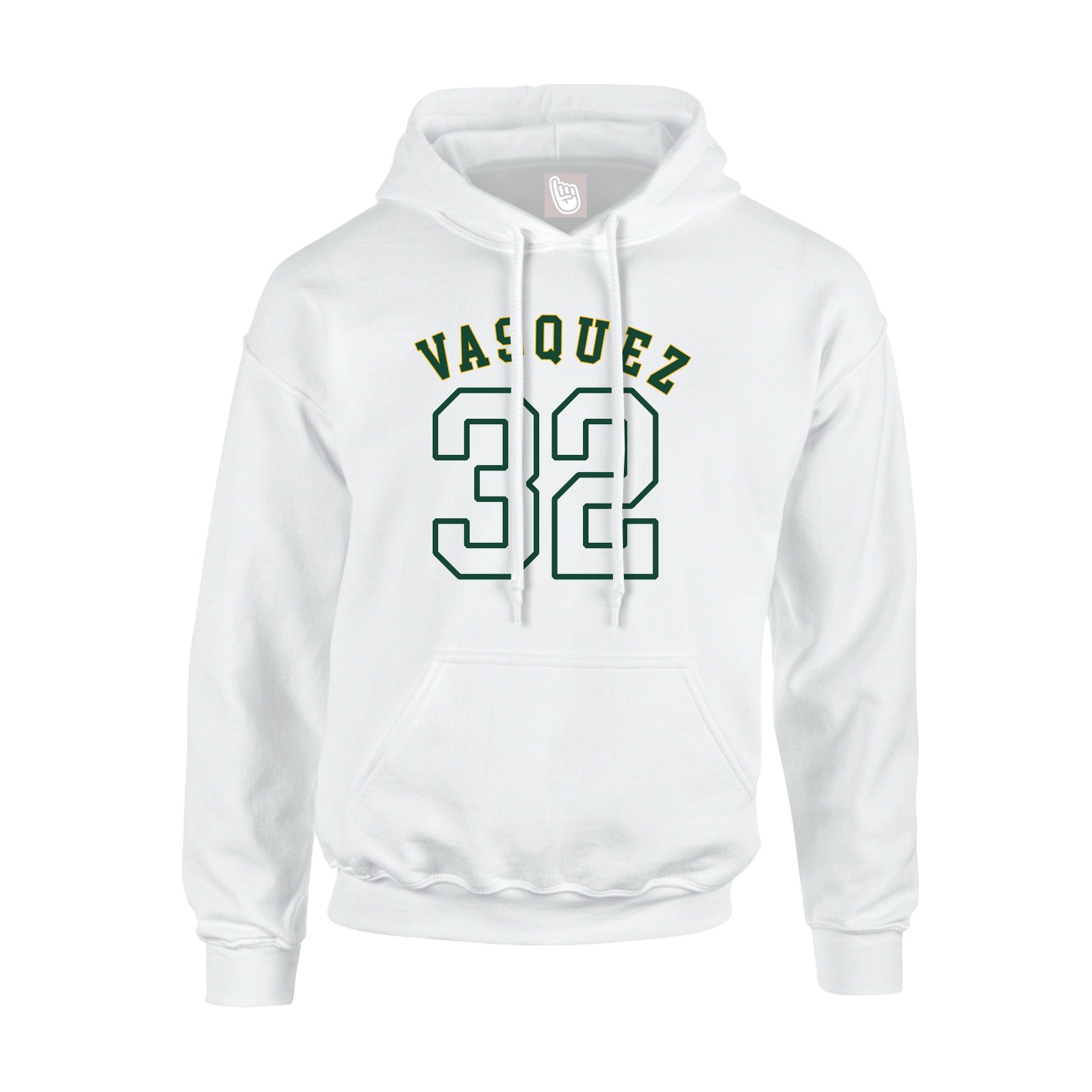 Hoodie — Shirsey Arch in White