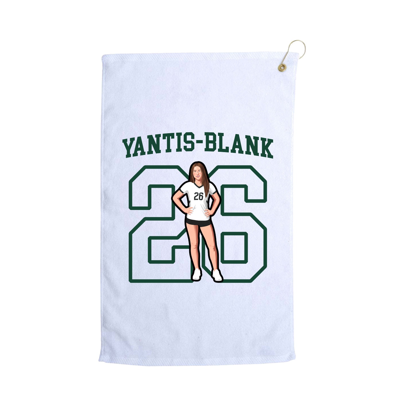 Golf Towel — Shirsey in White