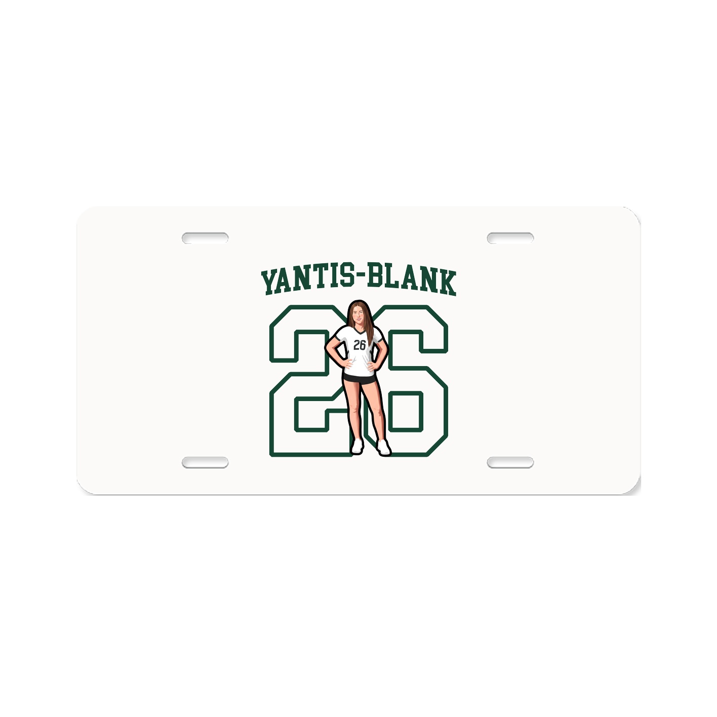 License Plate — Shirsey in Classic