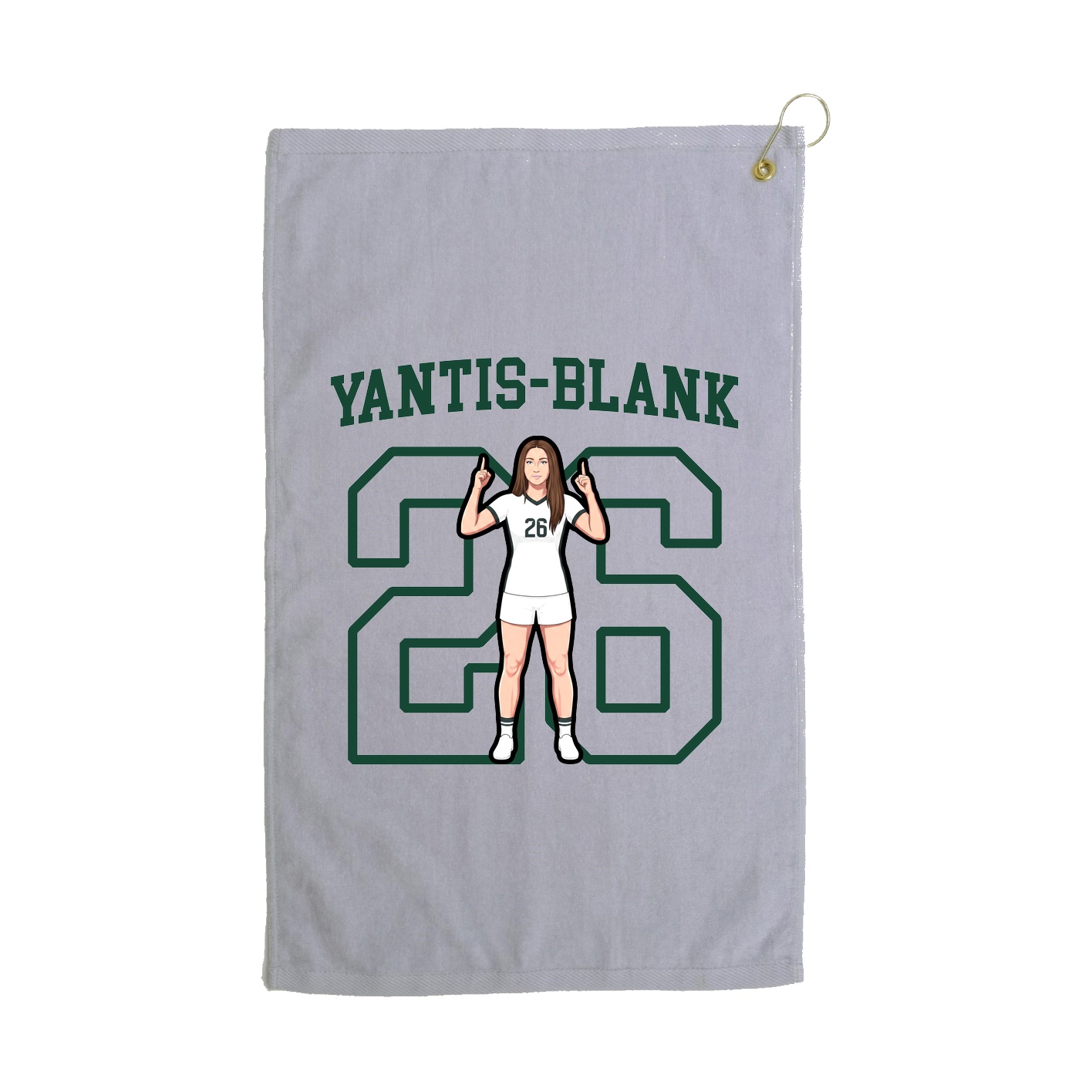 Golf Towel — Shirsey in Grey