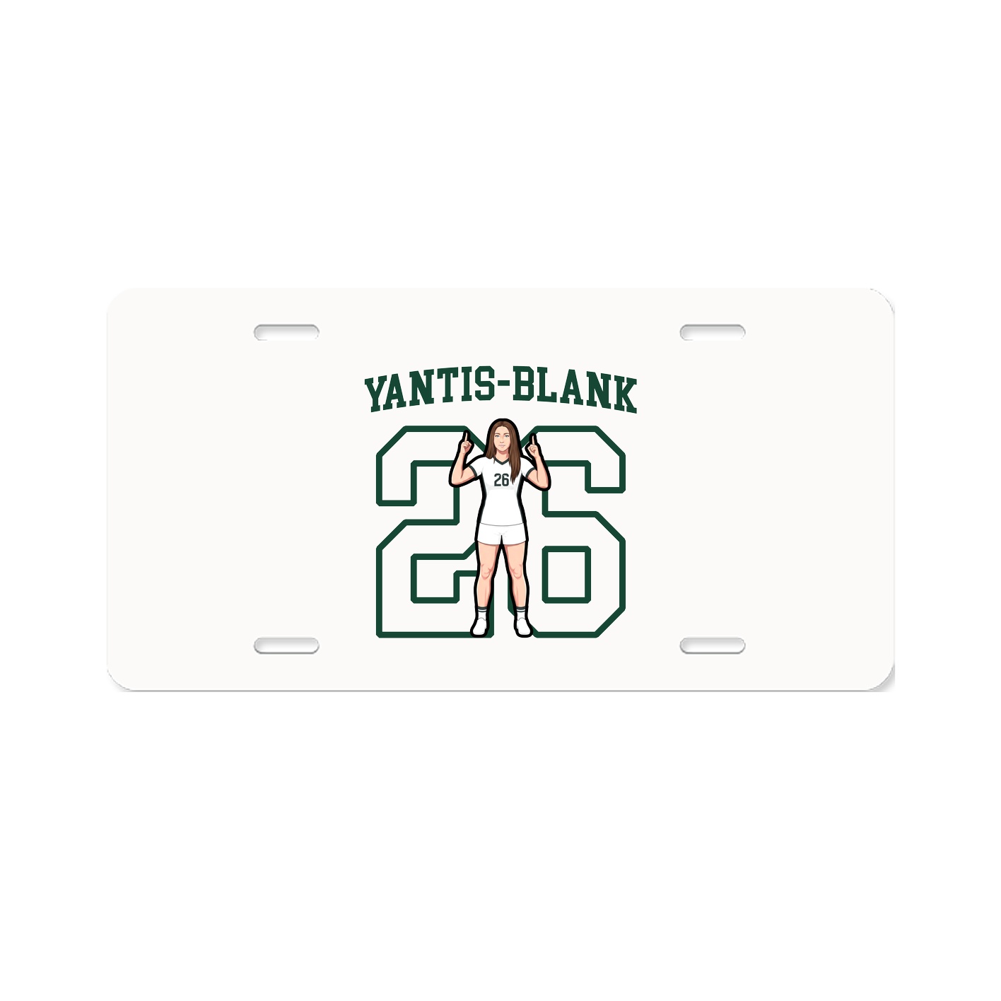 License Plate — Shirsey in Classic