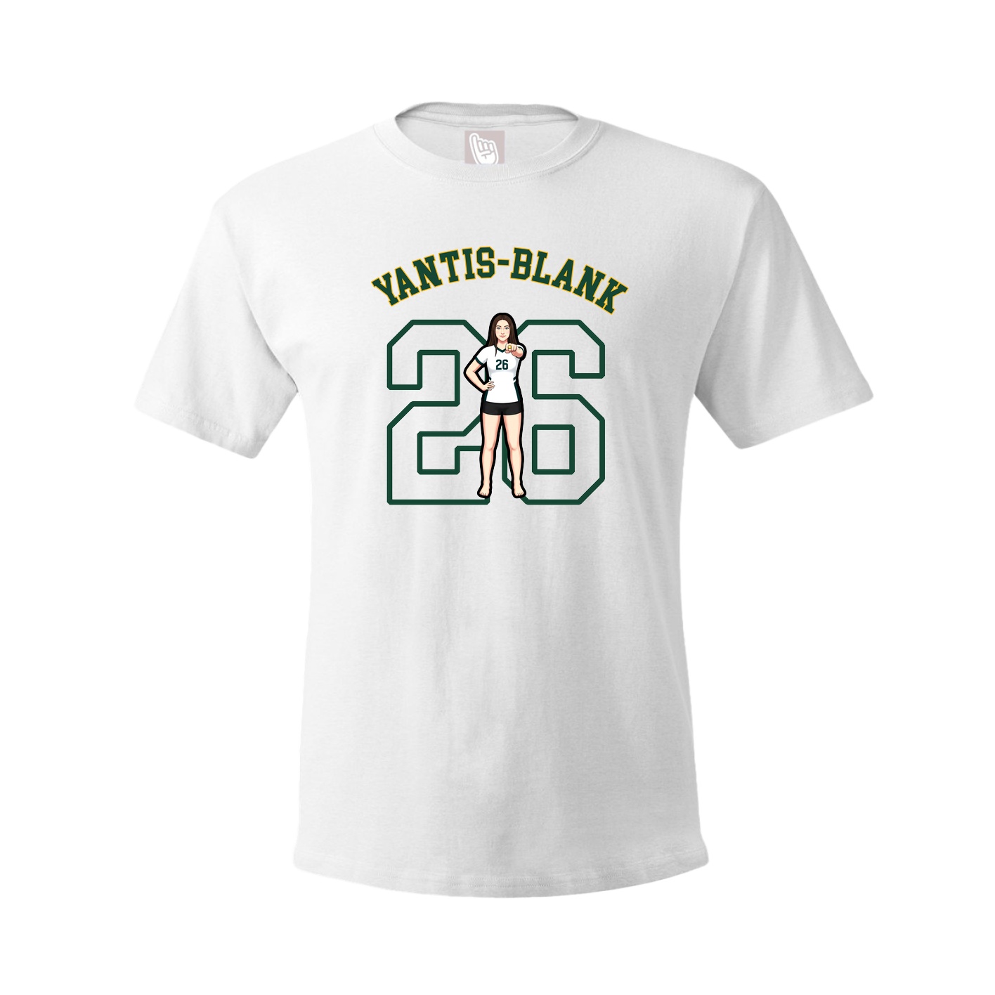 Youth Tee — Shirsey Arch in White