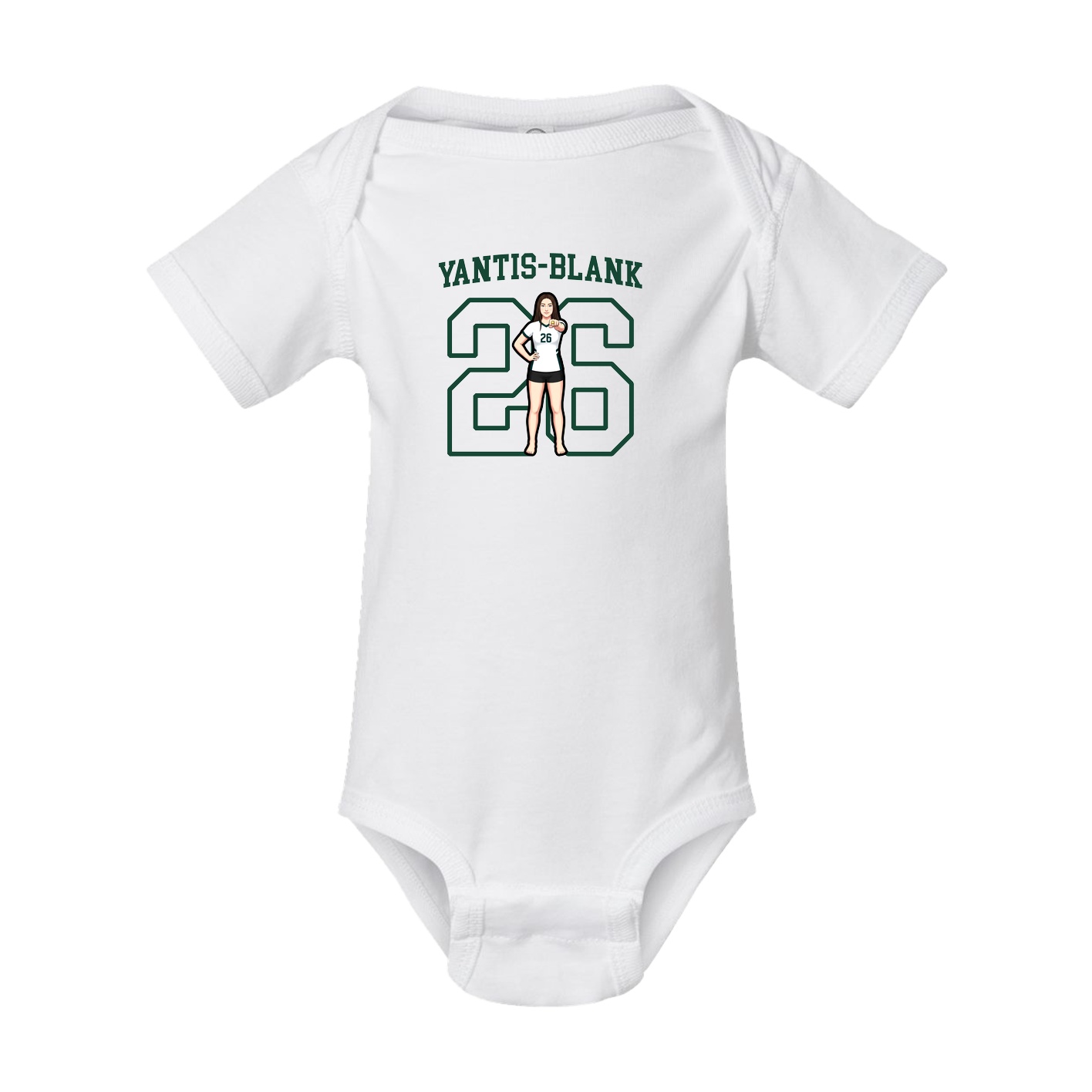 Baby Onesie — Shirsey in White