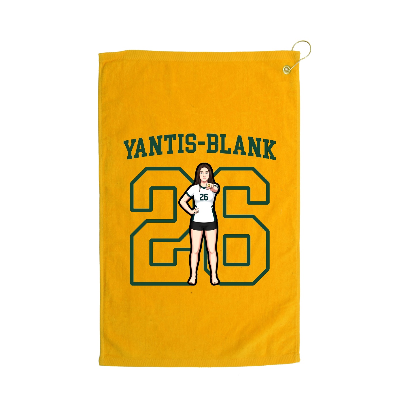Golf Towel — Shirsey in Gold