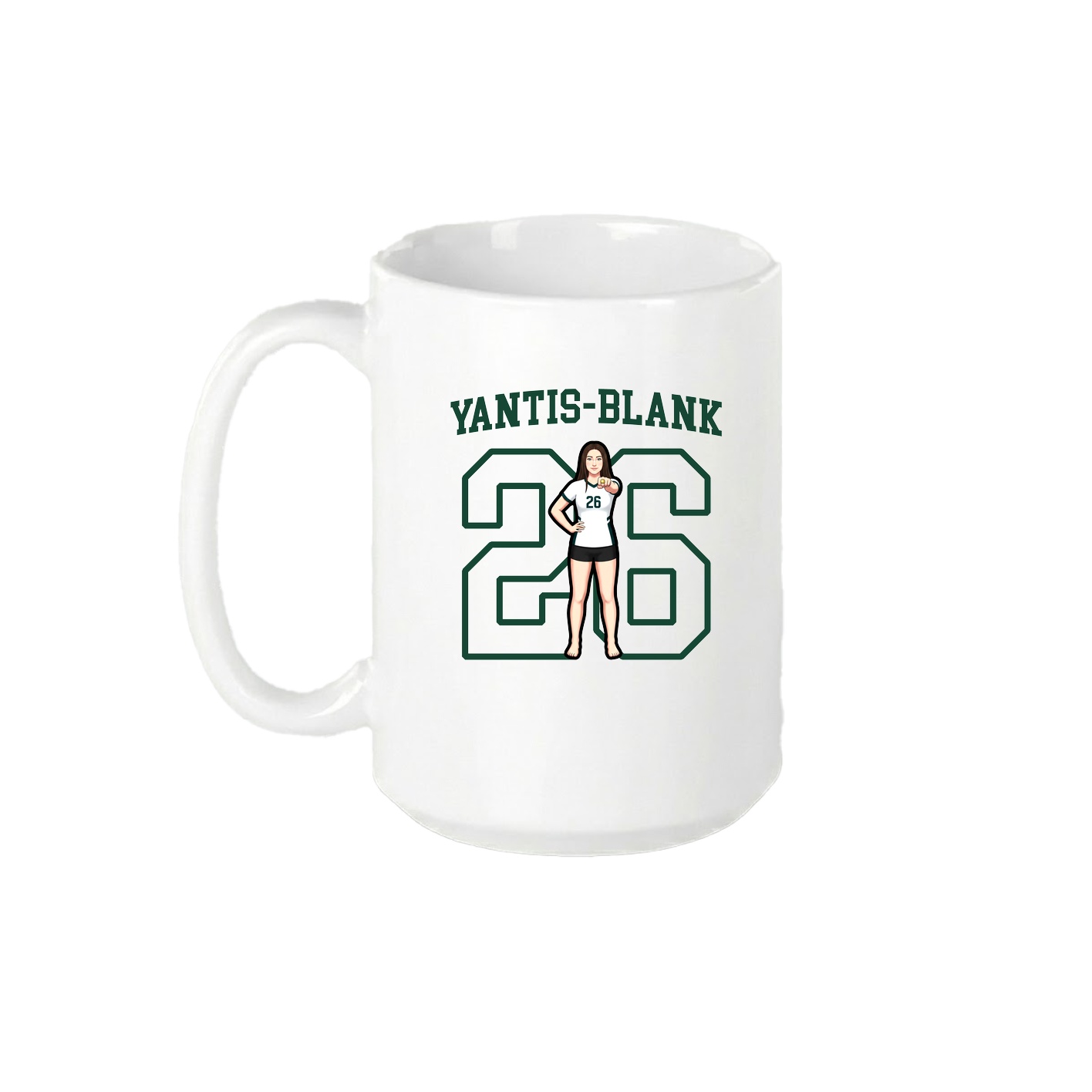 15oz Coffee Mug — Shirsey in White