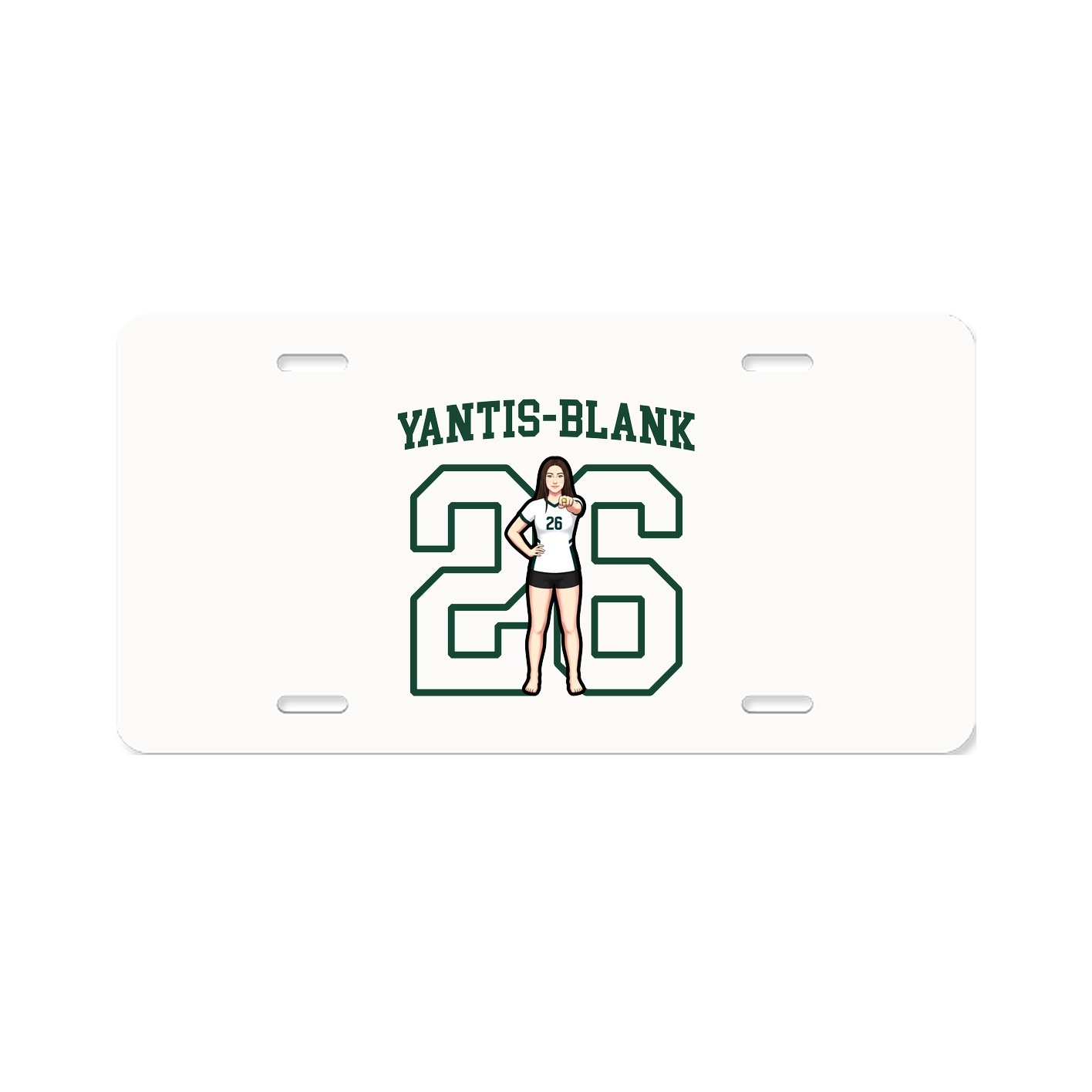 License Plate — Shirsey in Classic