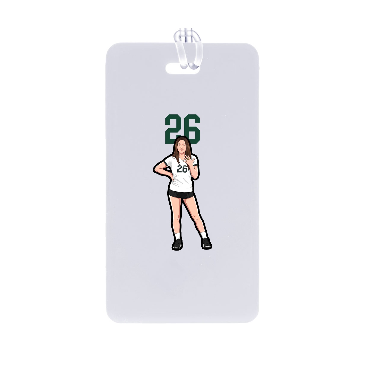 Bag Tag — Number Top in Classic