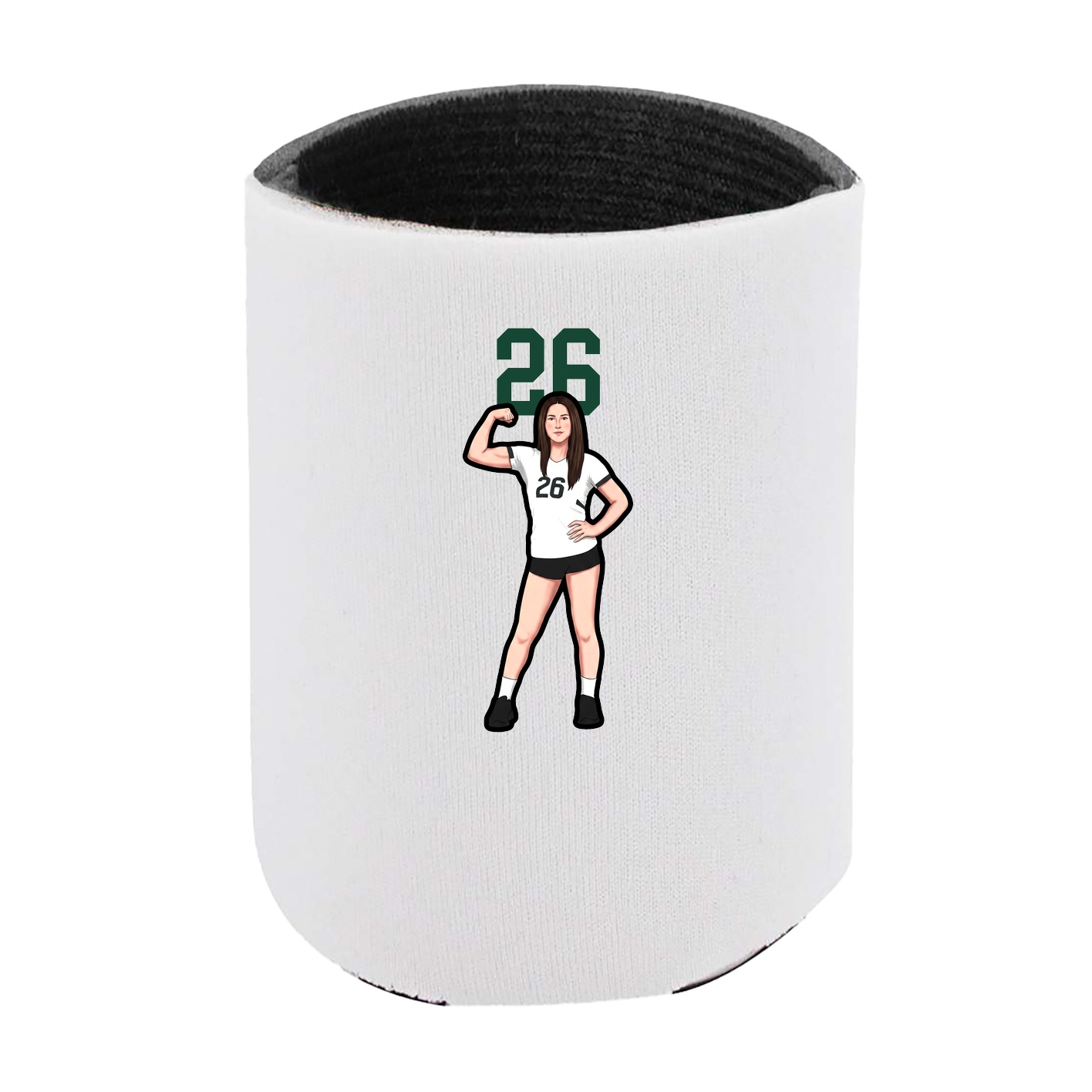 Can Holder — Number Top in White
