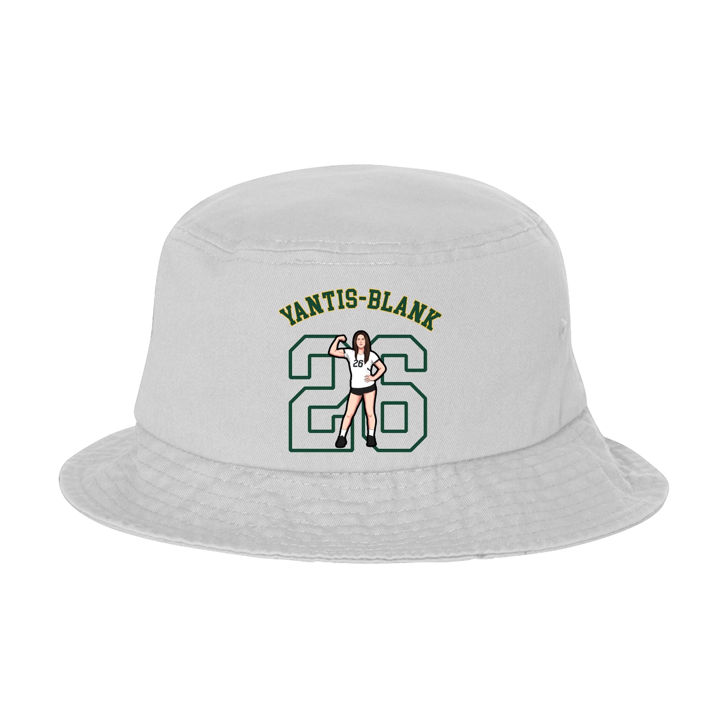 Bucket Cap — Shirsey Arch in White