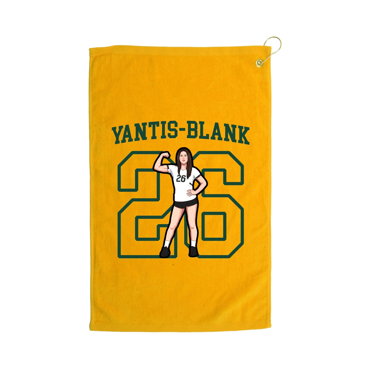 Golf Towel — Shirsey in Gold