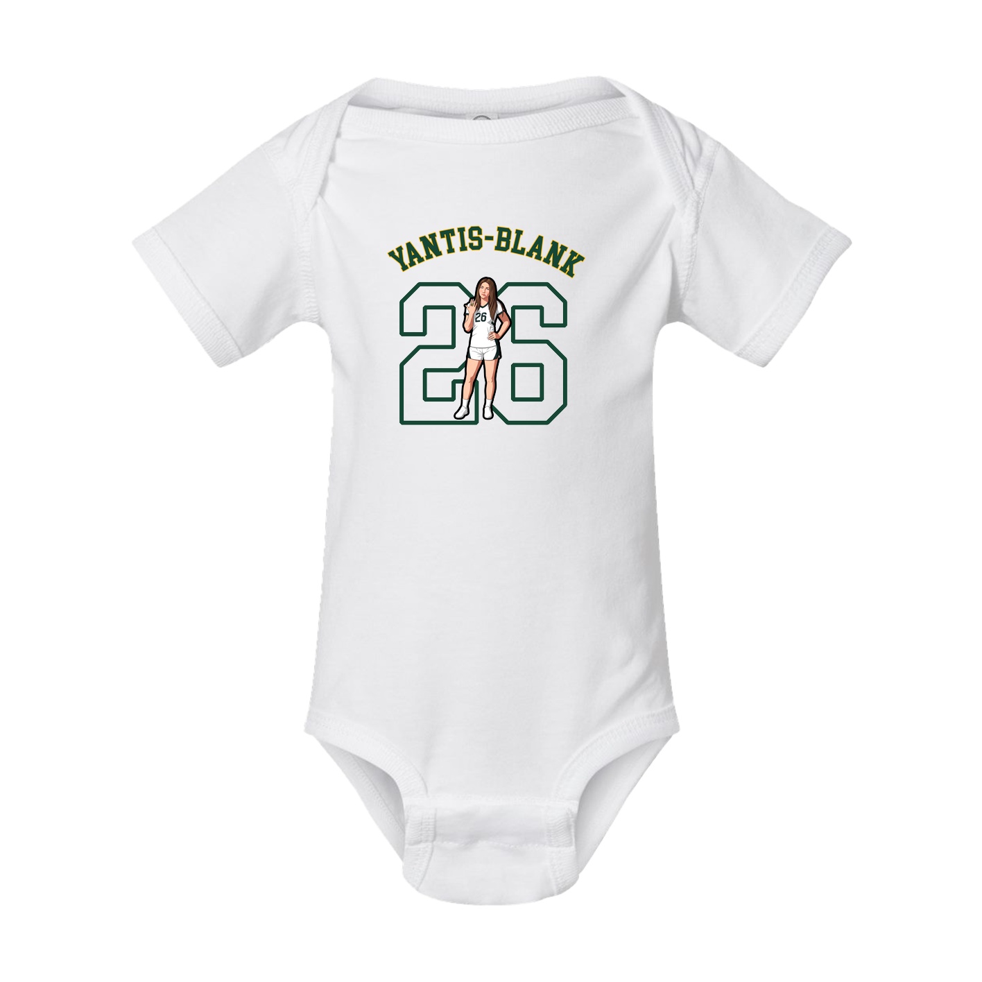 Baby Onesie — Shirsey Arch in White