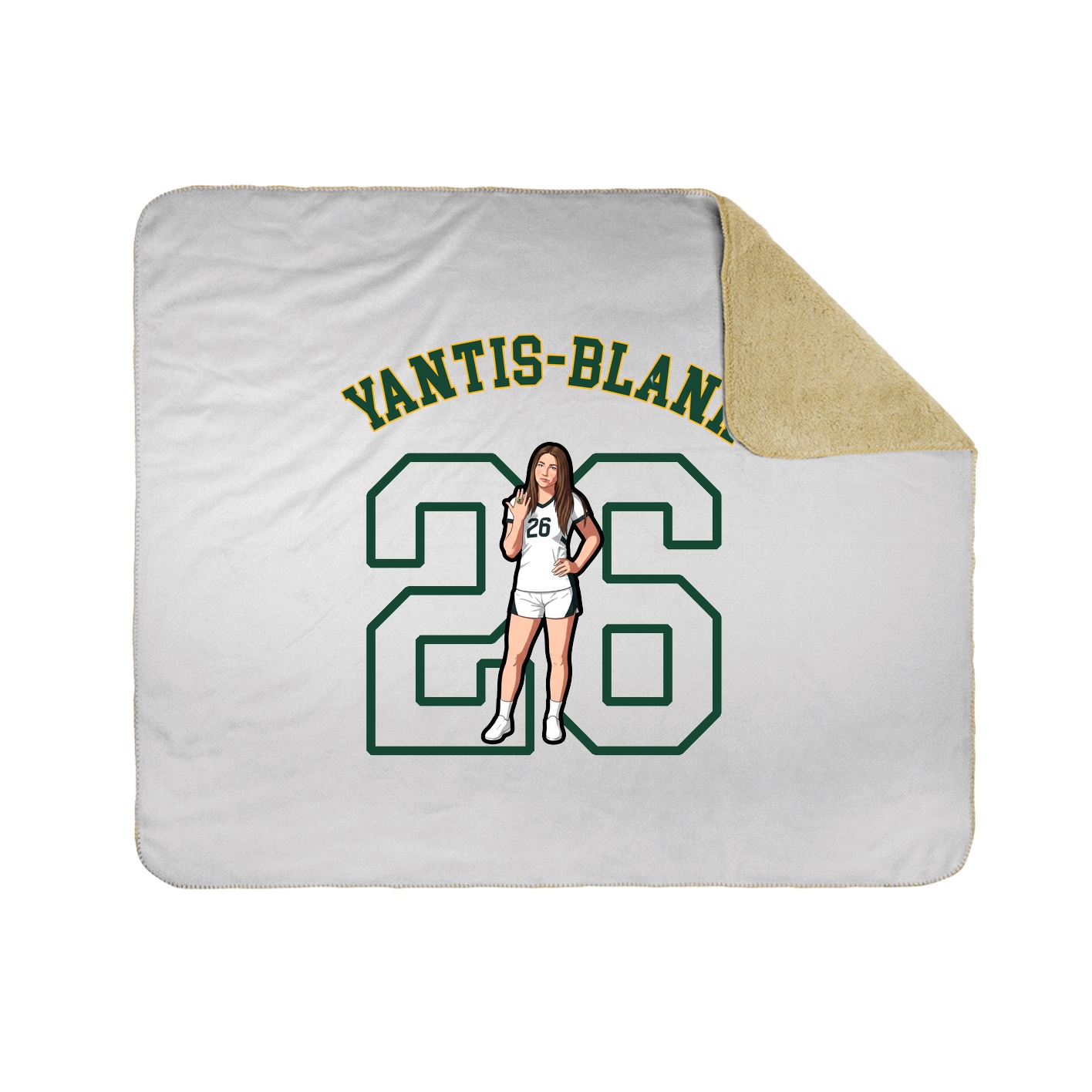 Throw Blanket — Shirsey Arch in White