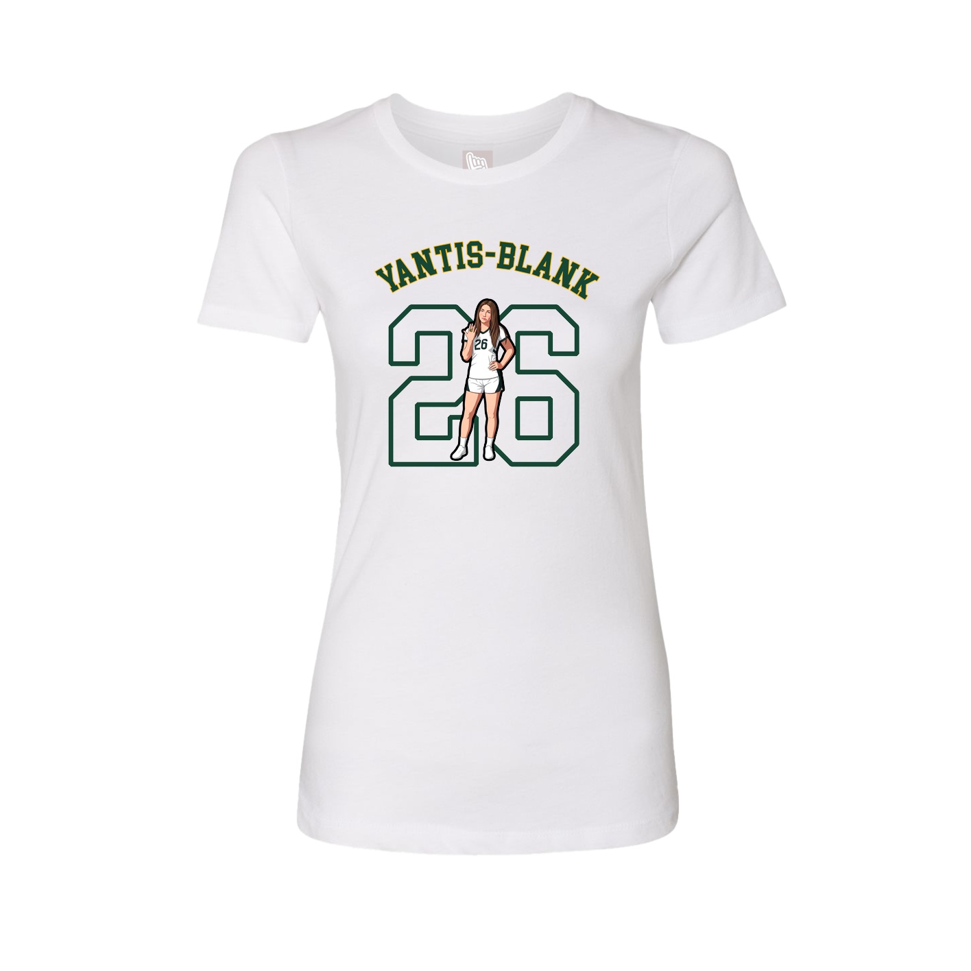 Womens Tee — Shirsey Arch in White