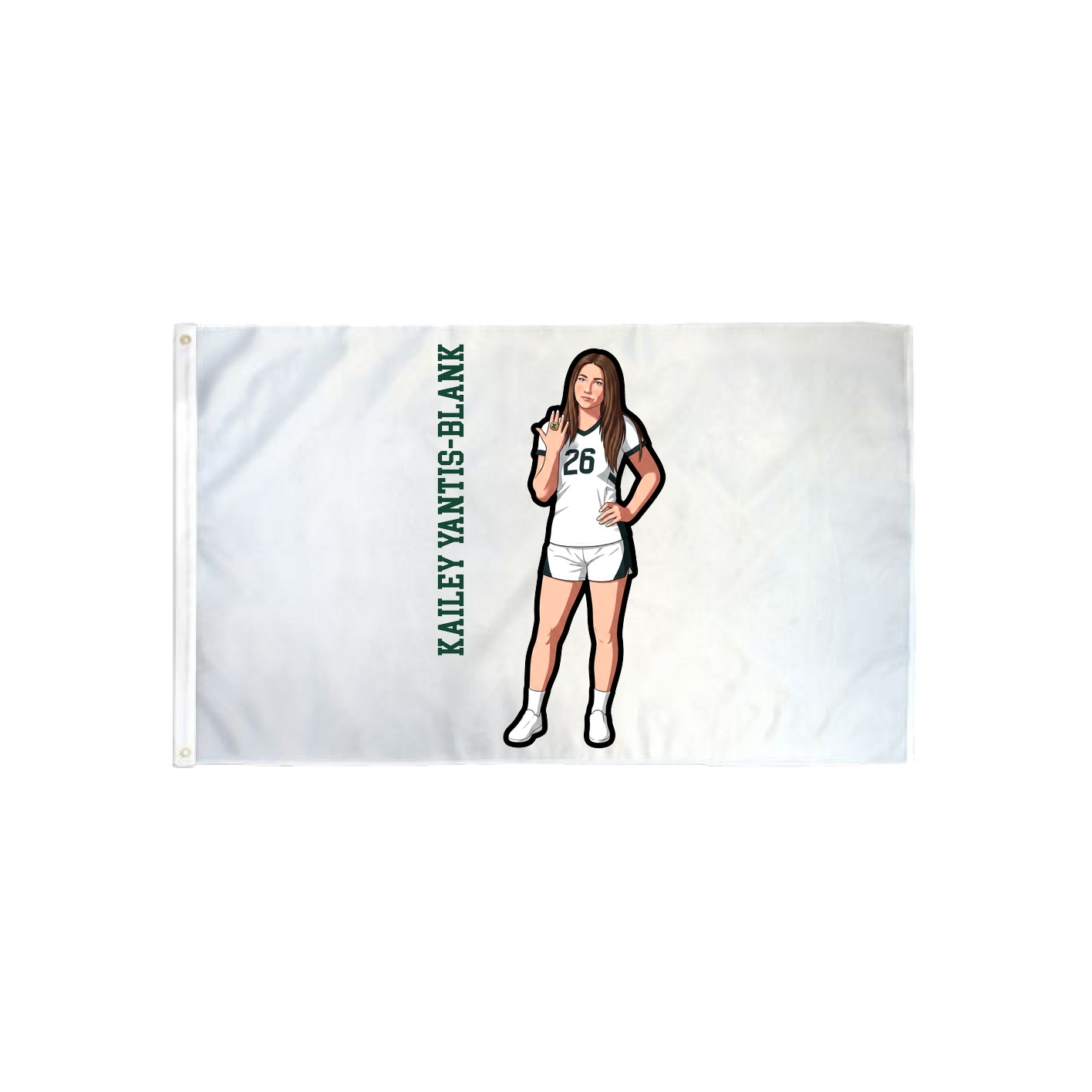 3x5 Flag — Name Vertical in Classic