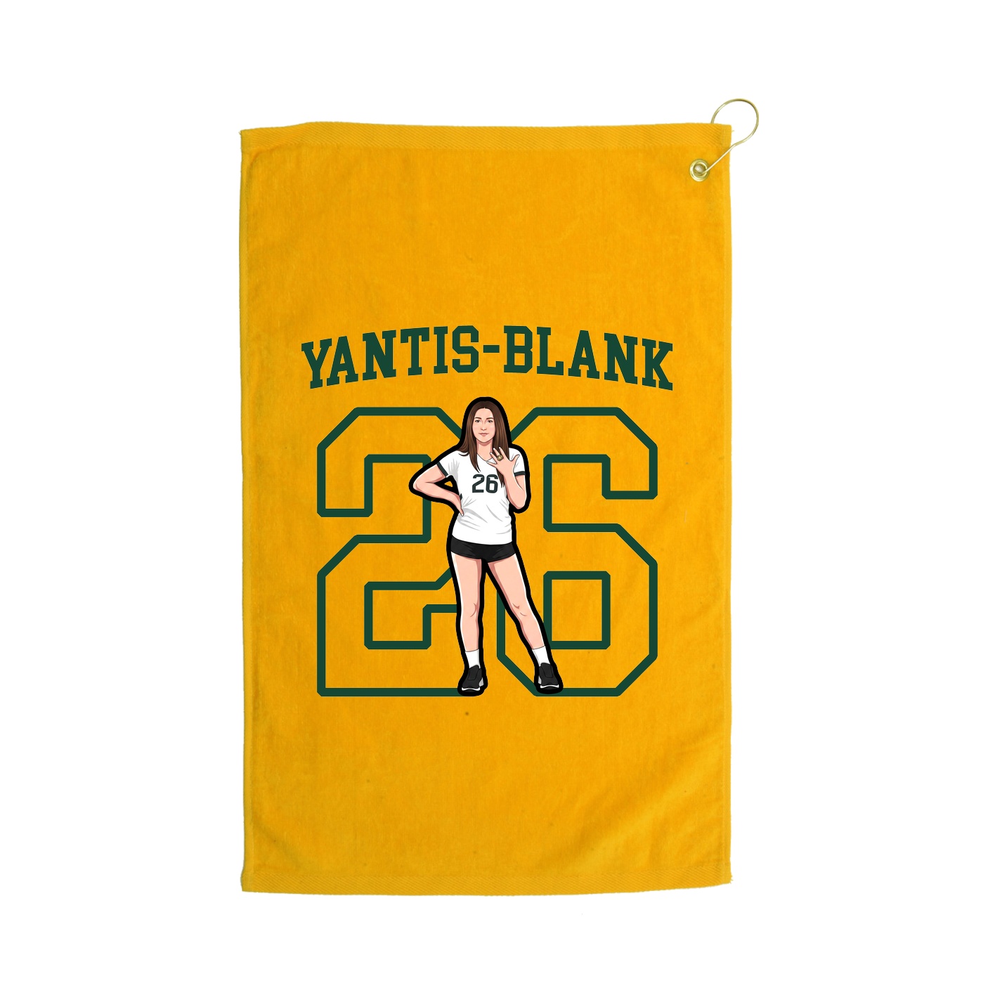 Golf Towel — Shirsey in Gold