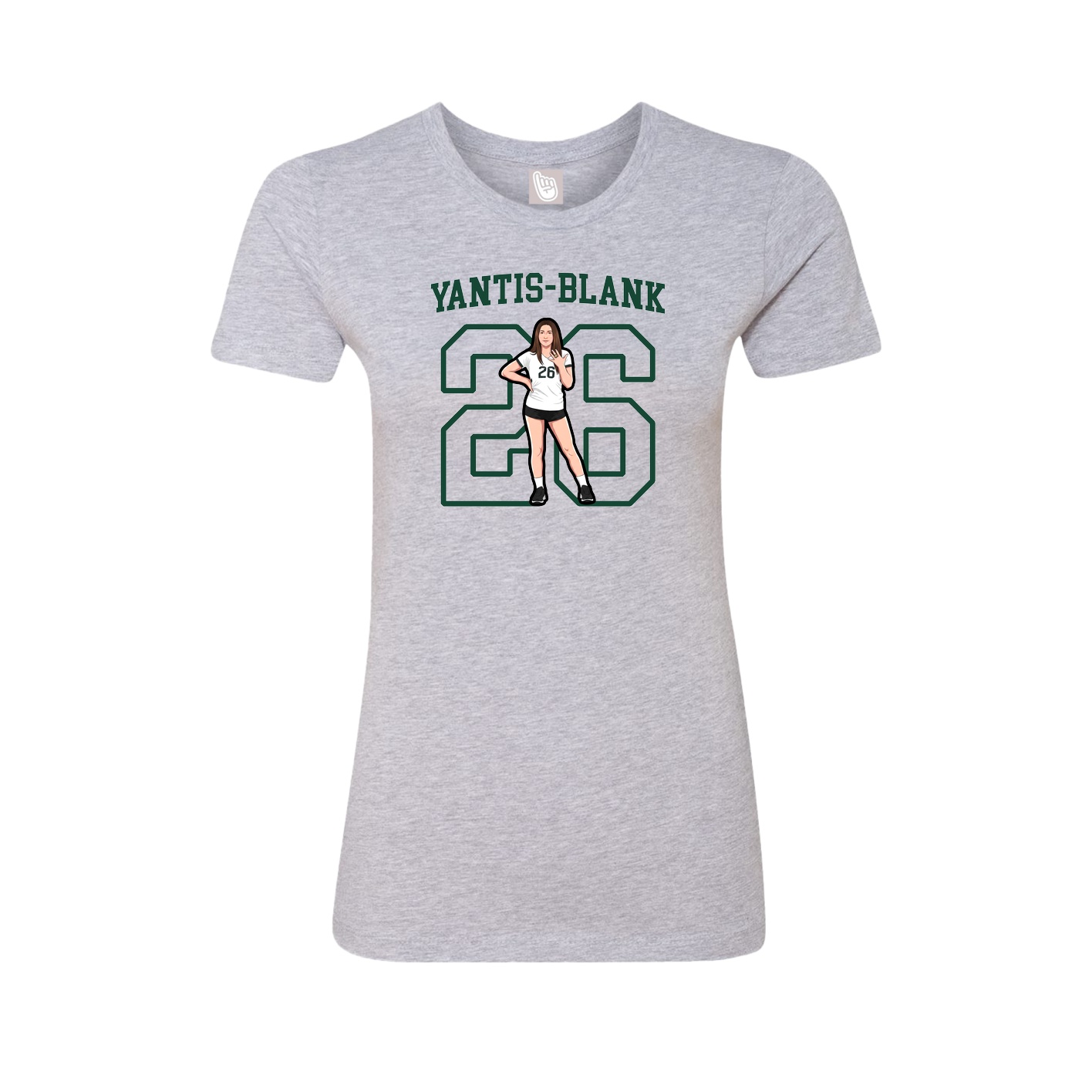 Womens Tee — Shirsey in Grey