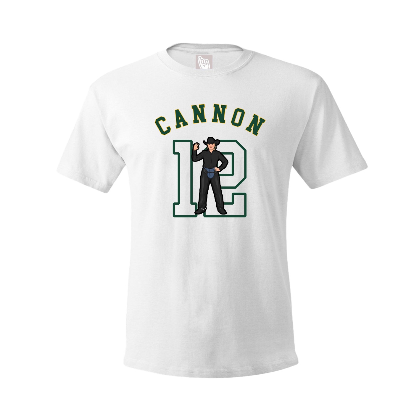 Youth Tee — Shirsey Arch in White