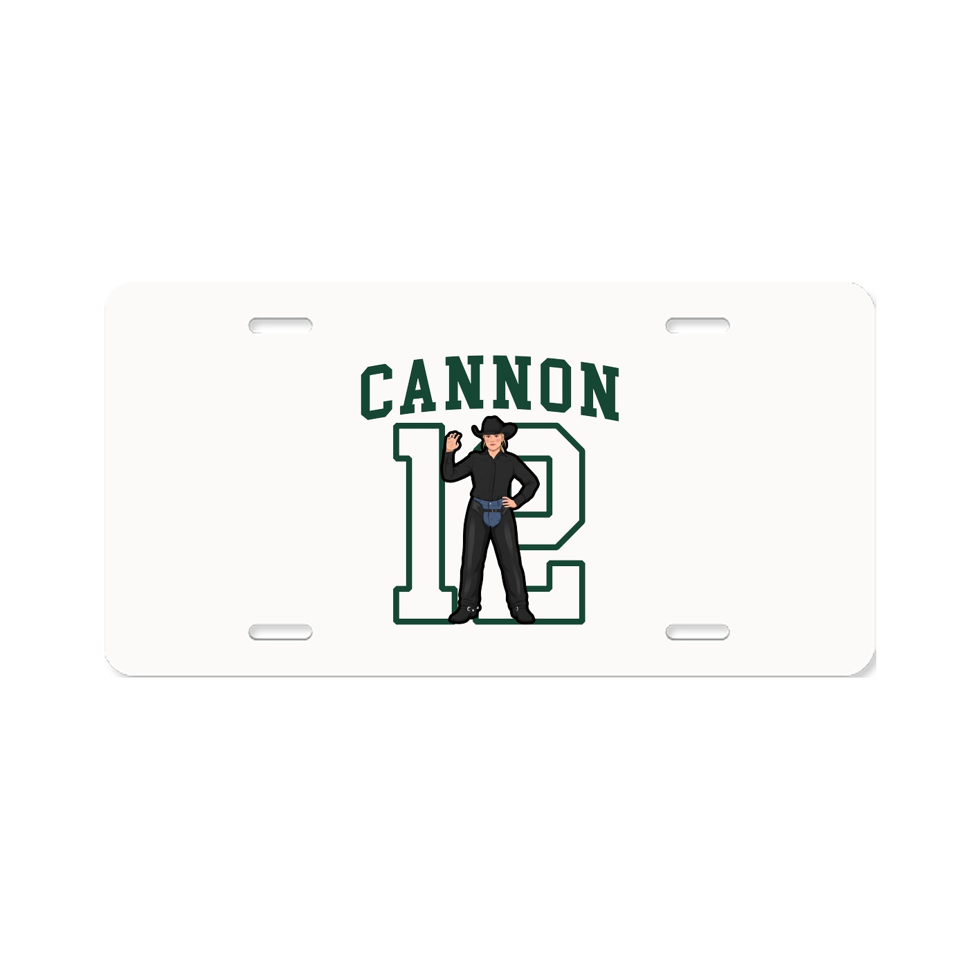 License Plate — Shirsey in Classic