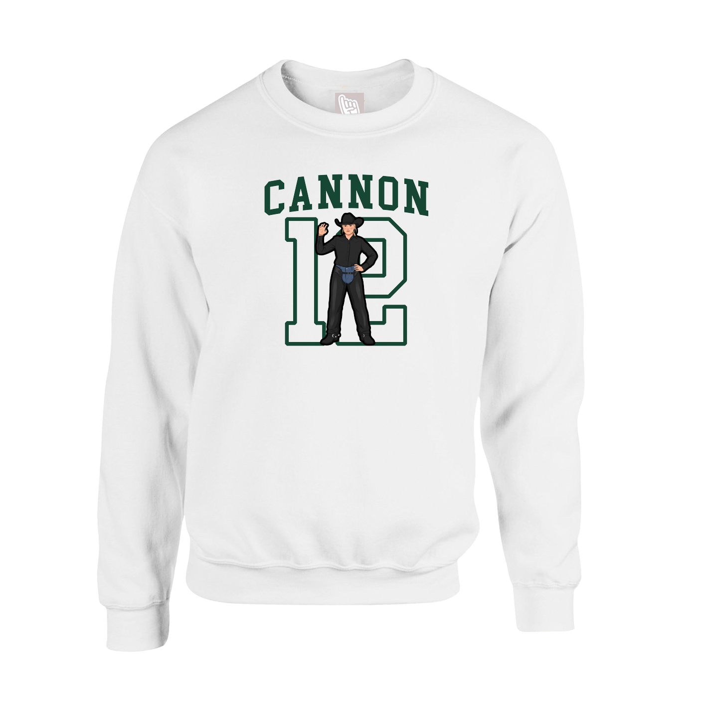 Fleece Crew — Shirsey in White