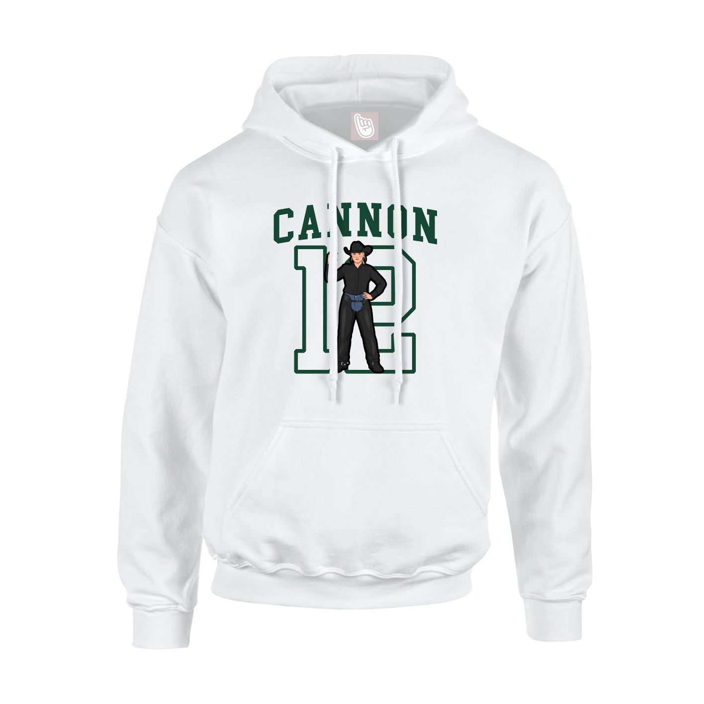 Youth Hoodie — Shirsey in White