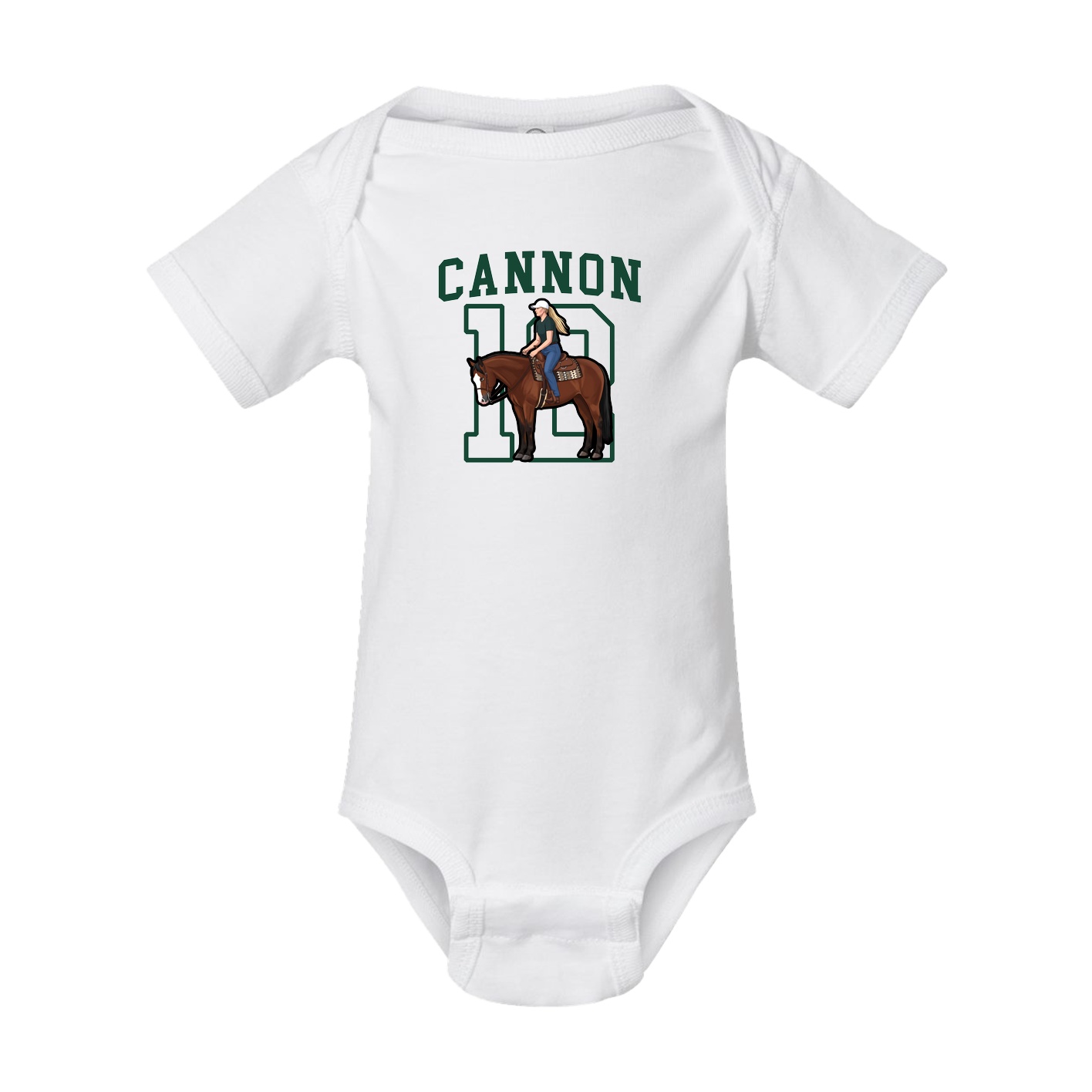 Baby Onesie — Shirsey in White