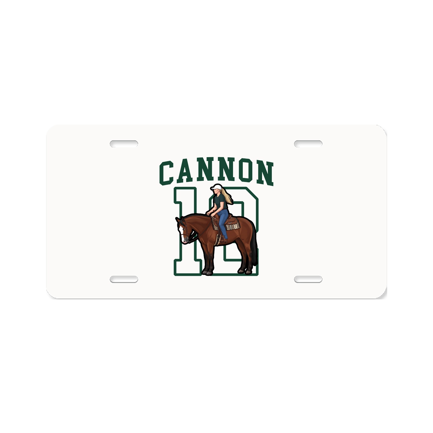 License Plate — Shirsey in Classic