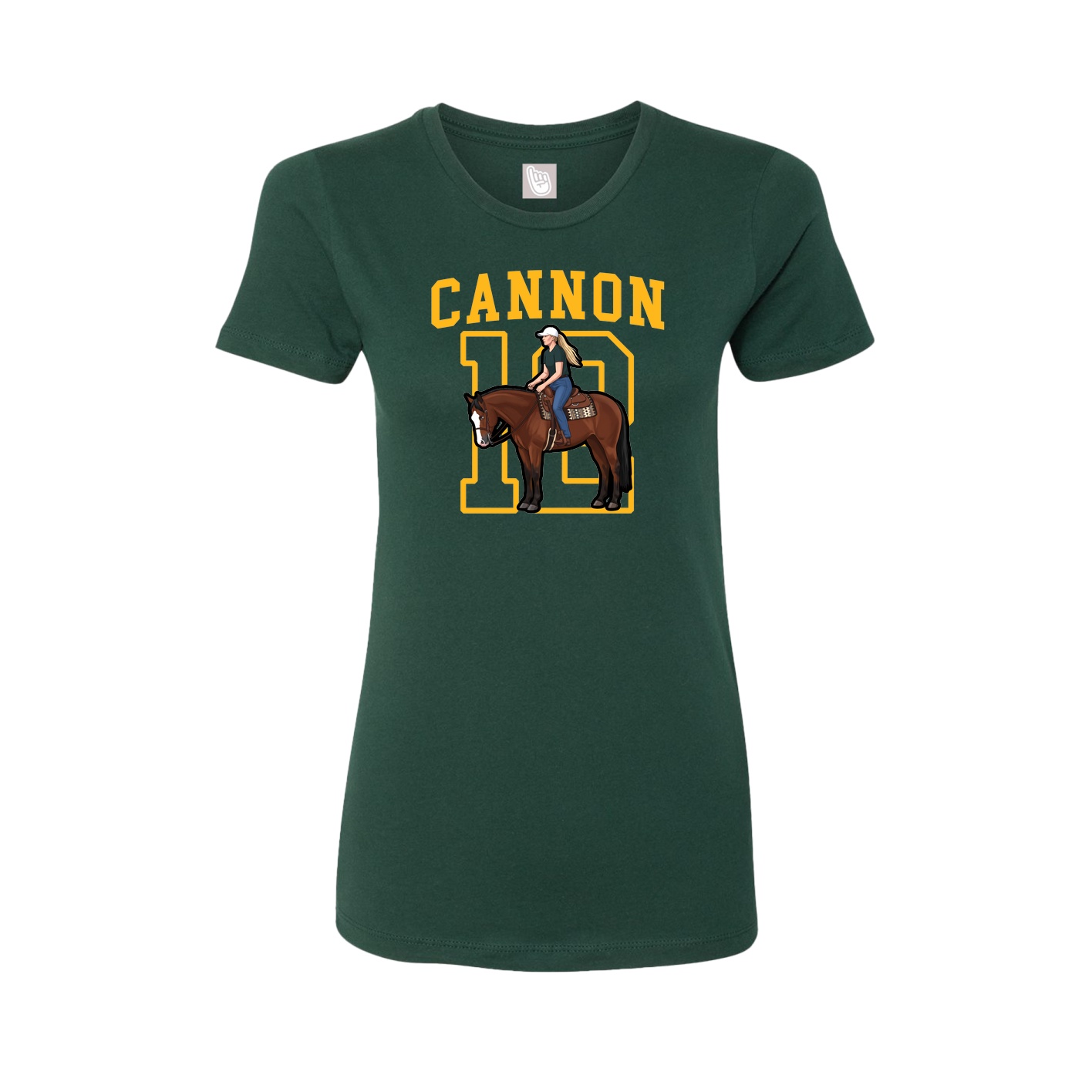 Fitted Women's Tee — Shirsey in Green