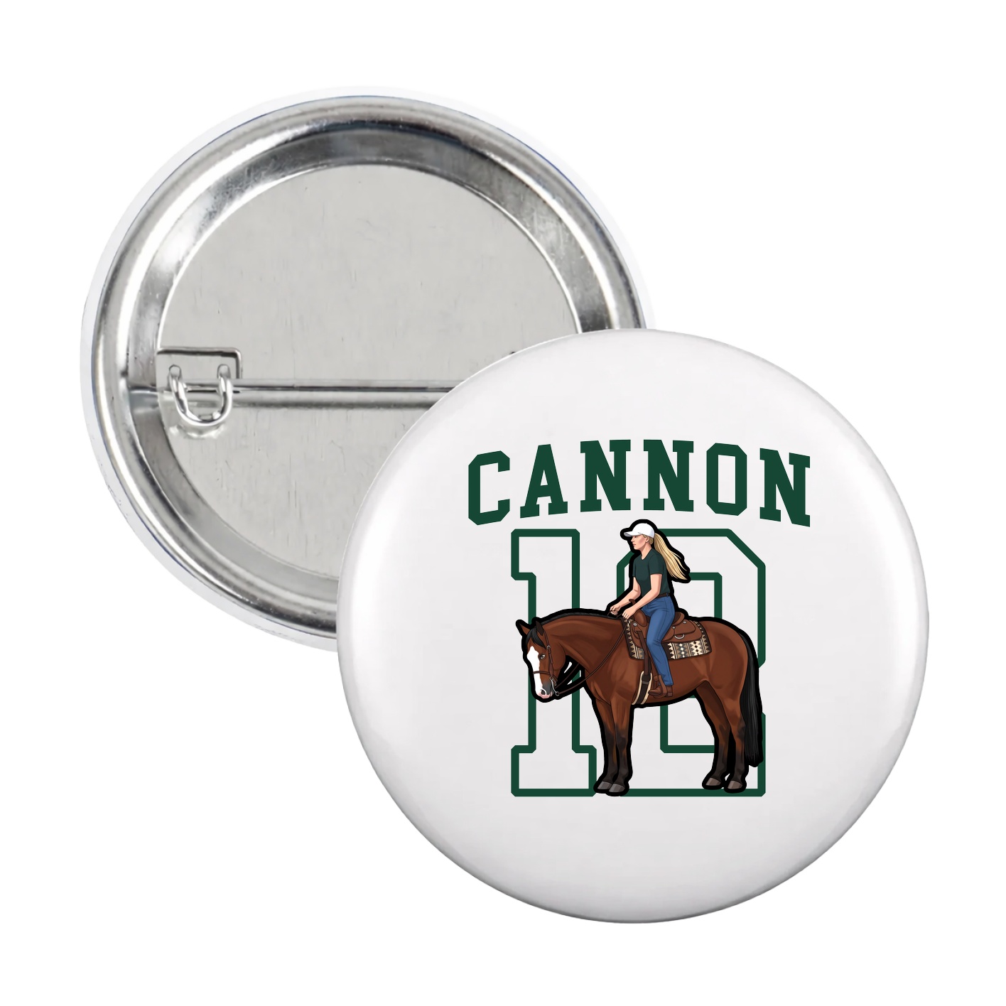 Game Day Button — Shirsey in White