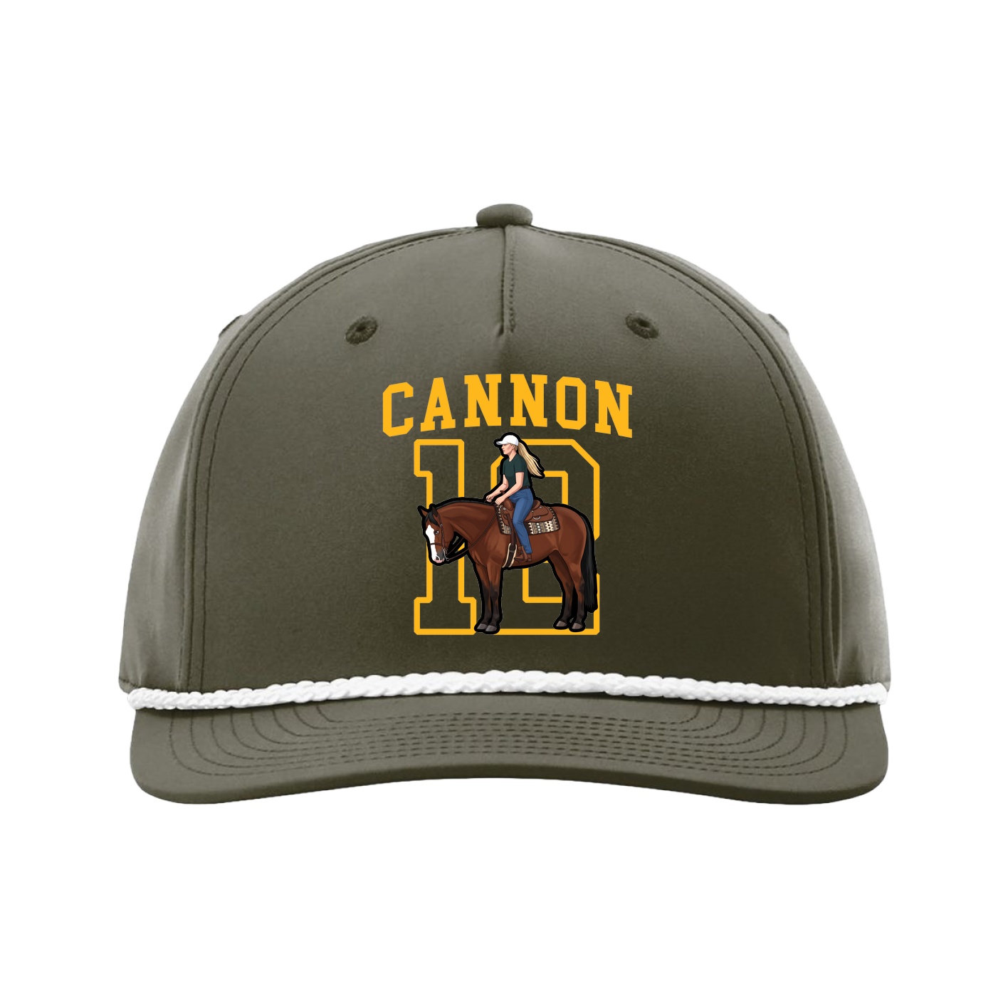 Five-Panel Classic Rope Cap — Shirsey in Green