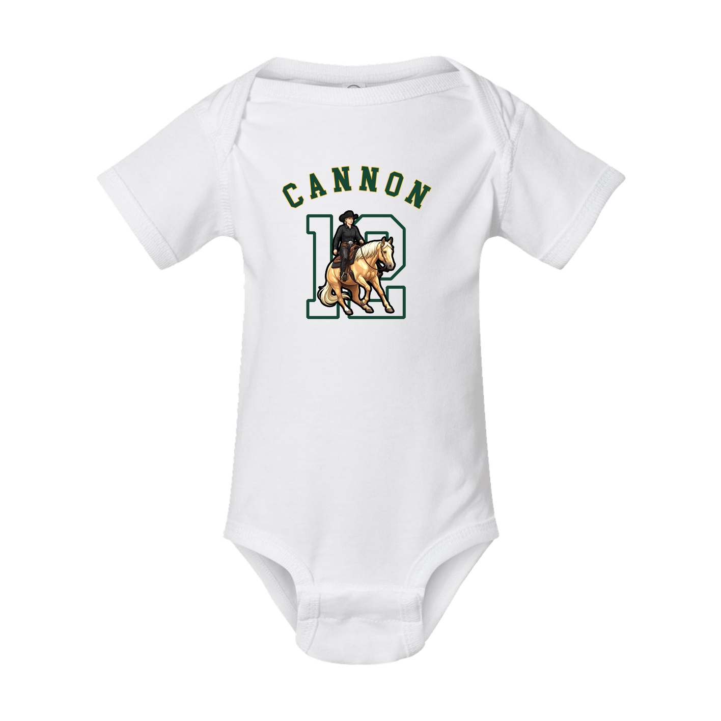 Baby Onesie — Shirsey Arch in White