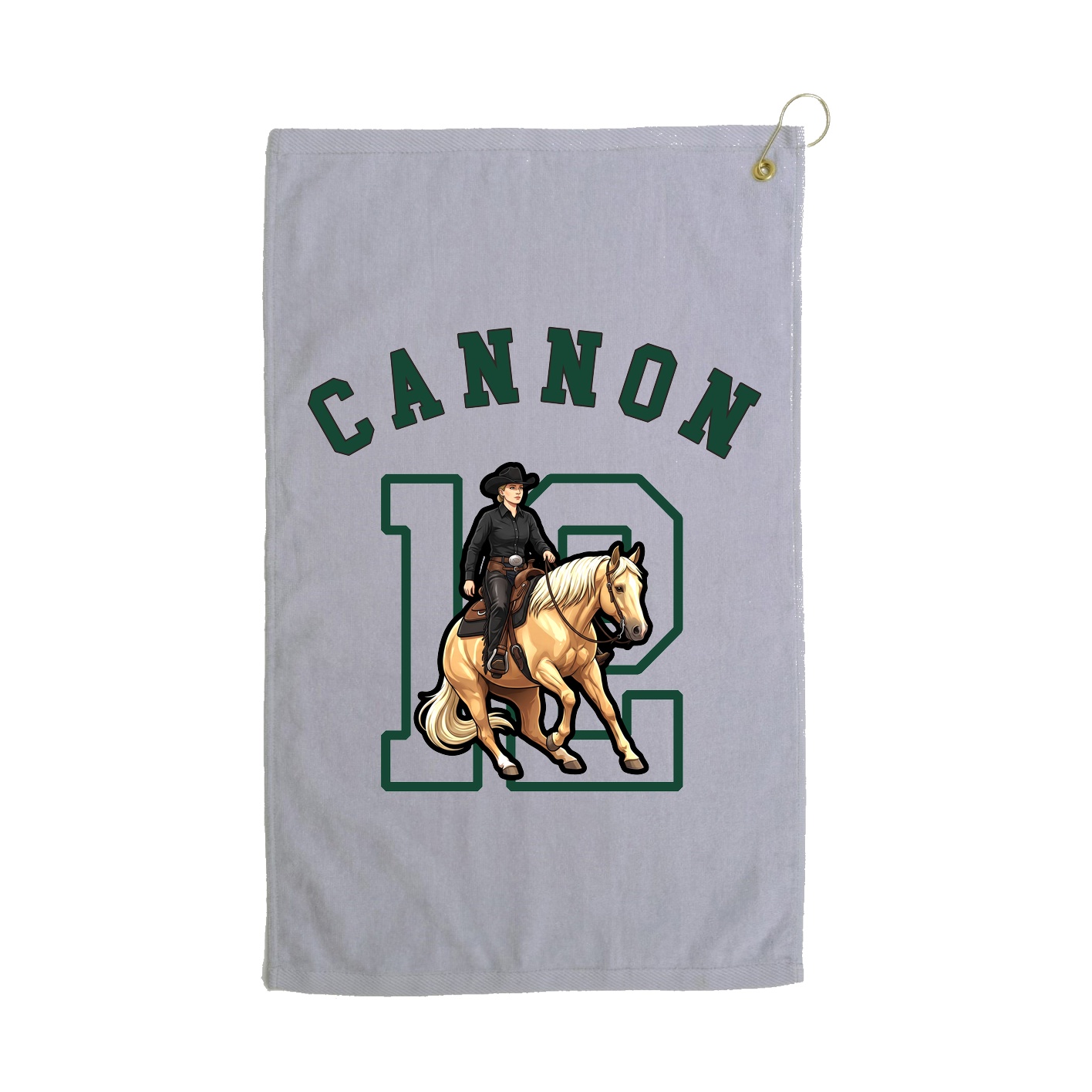 Golf Towel — Shirsey Arch in Grey