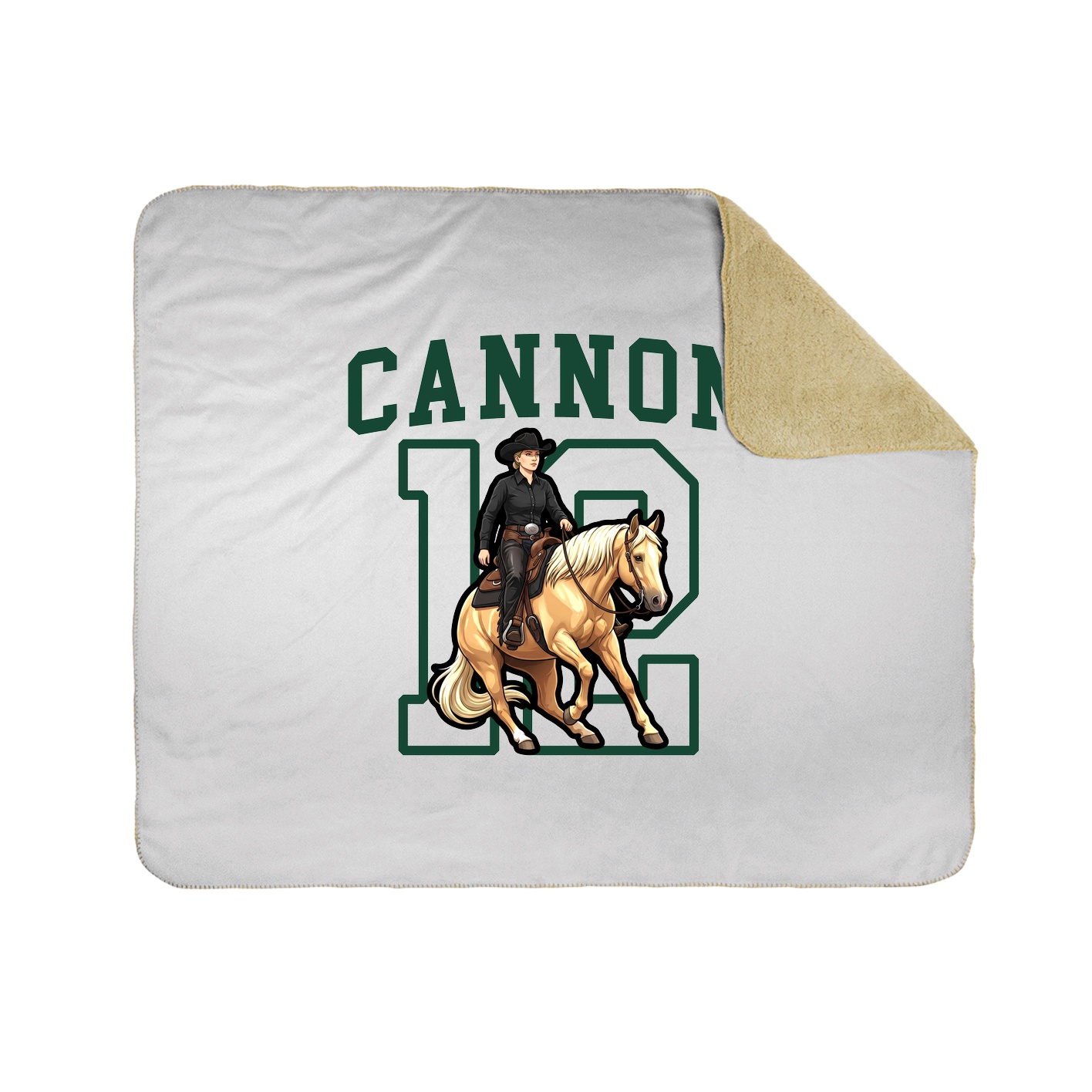 Throw Blanket — Shirsey in White