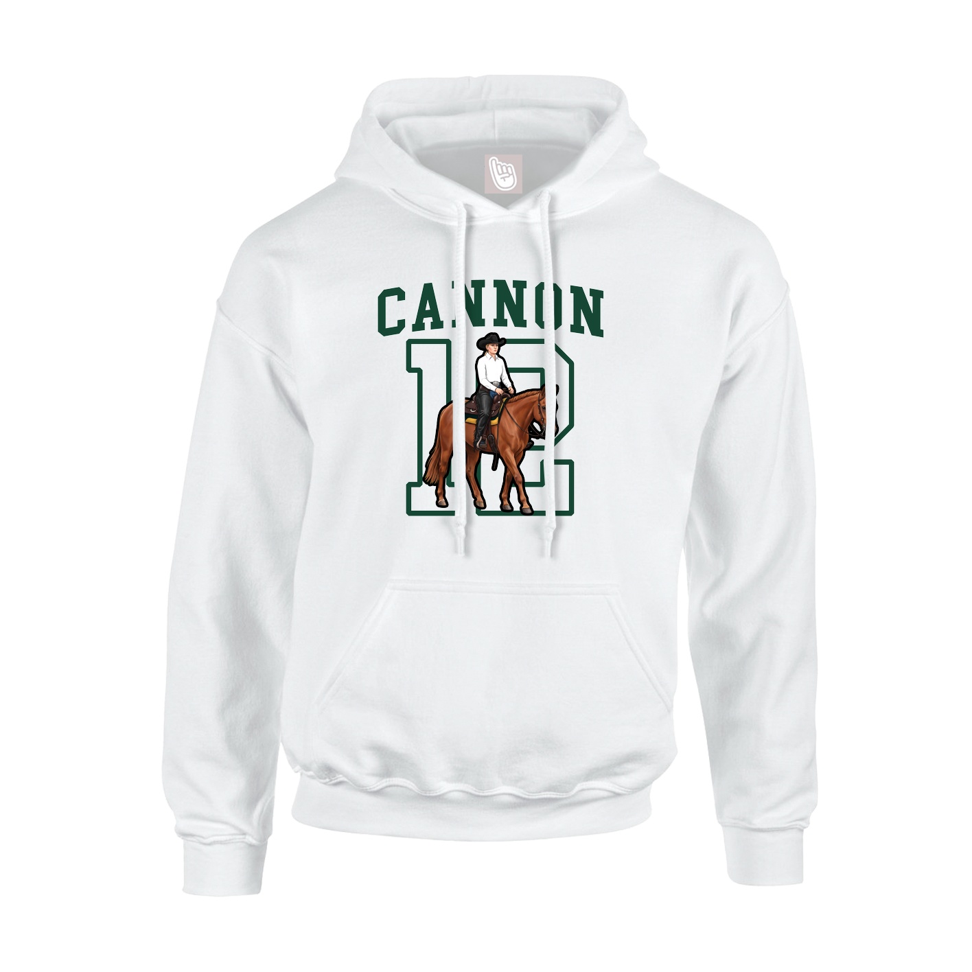 Youth Hoodie — Shirsey in White