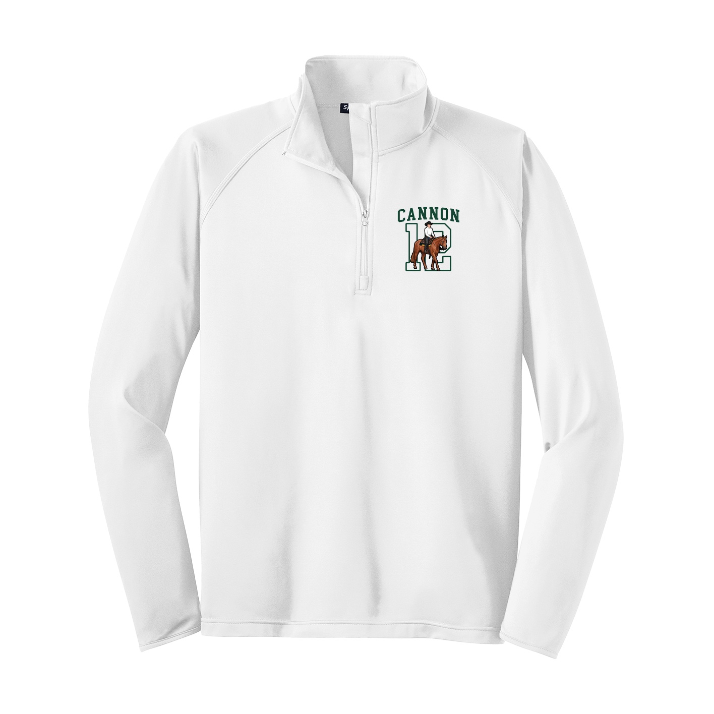 Q-Zip Pullover — Shirsey in White
