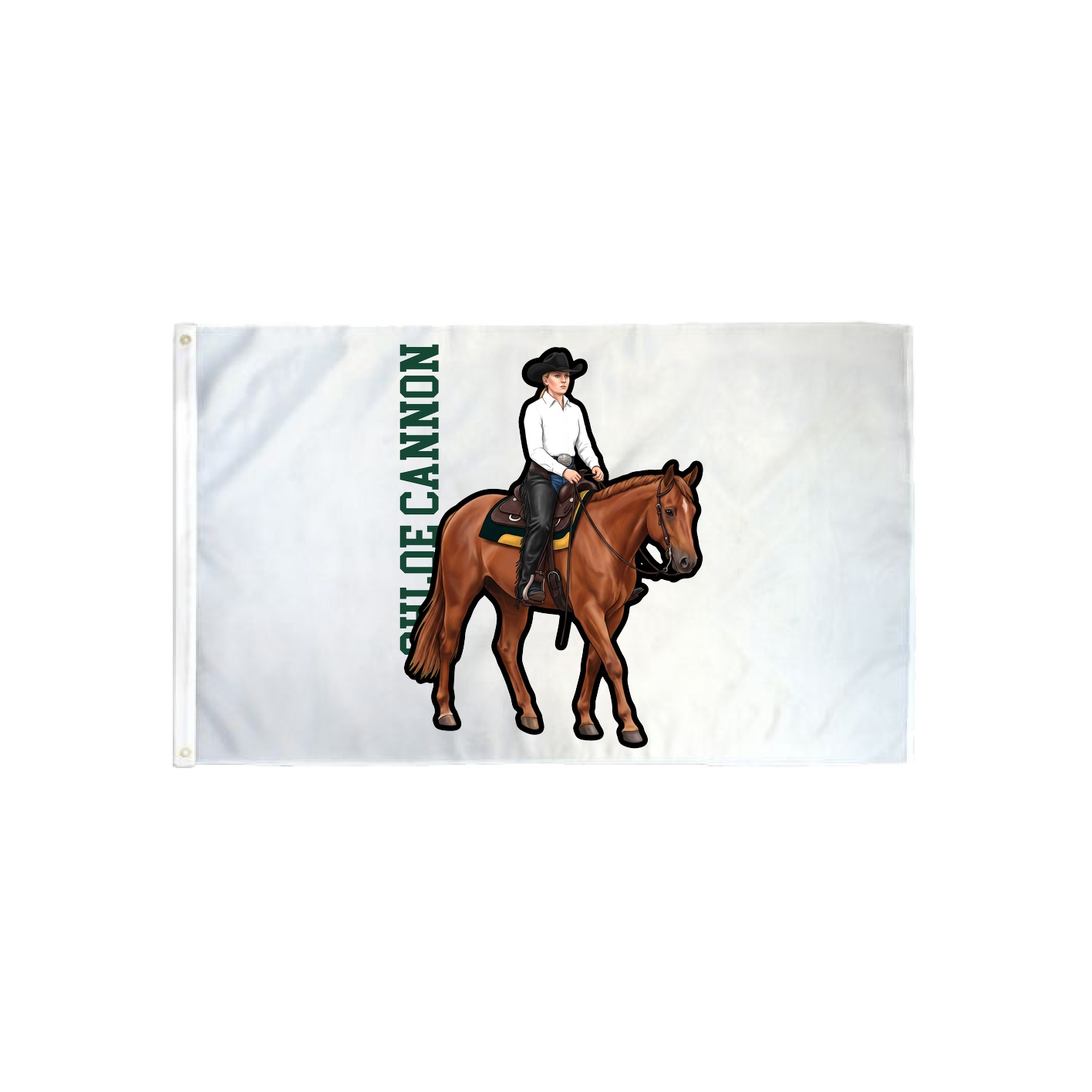 3x5 Flag — Name Vertical in Classic