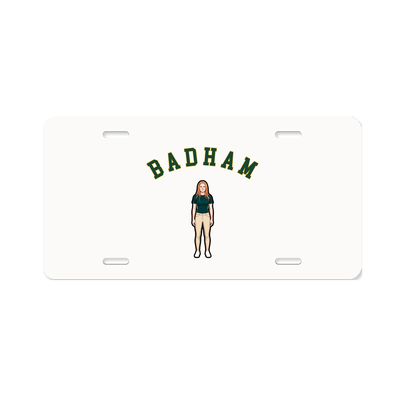 License Plate — Shirsey Arch in Classic