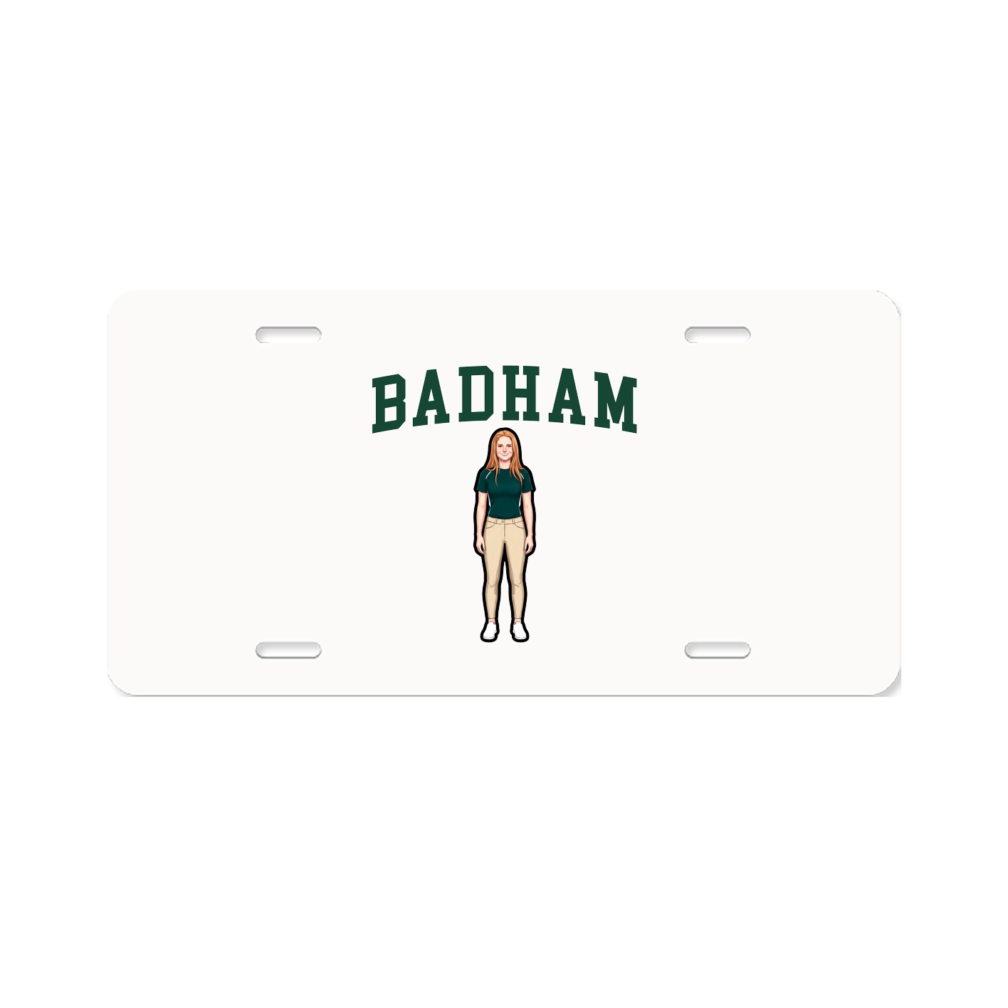 License Plate — Shirsey in Classic