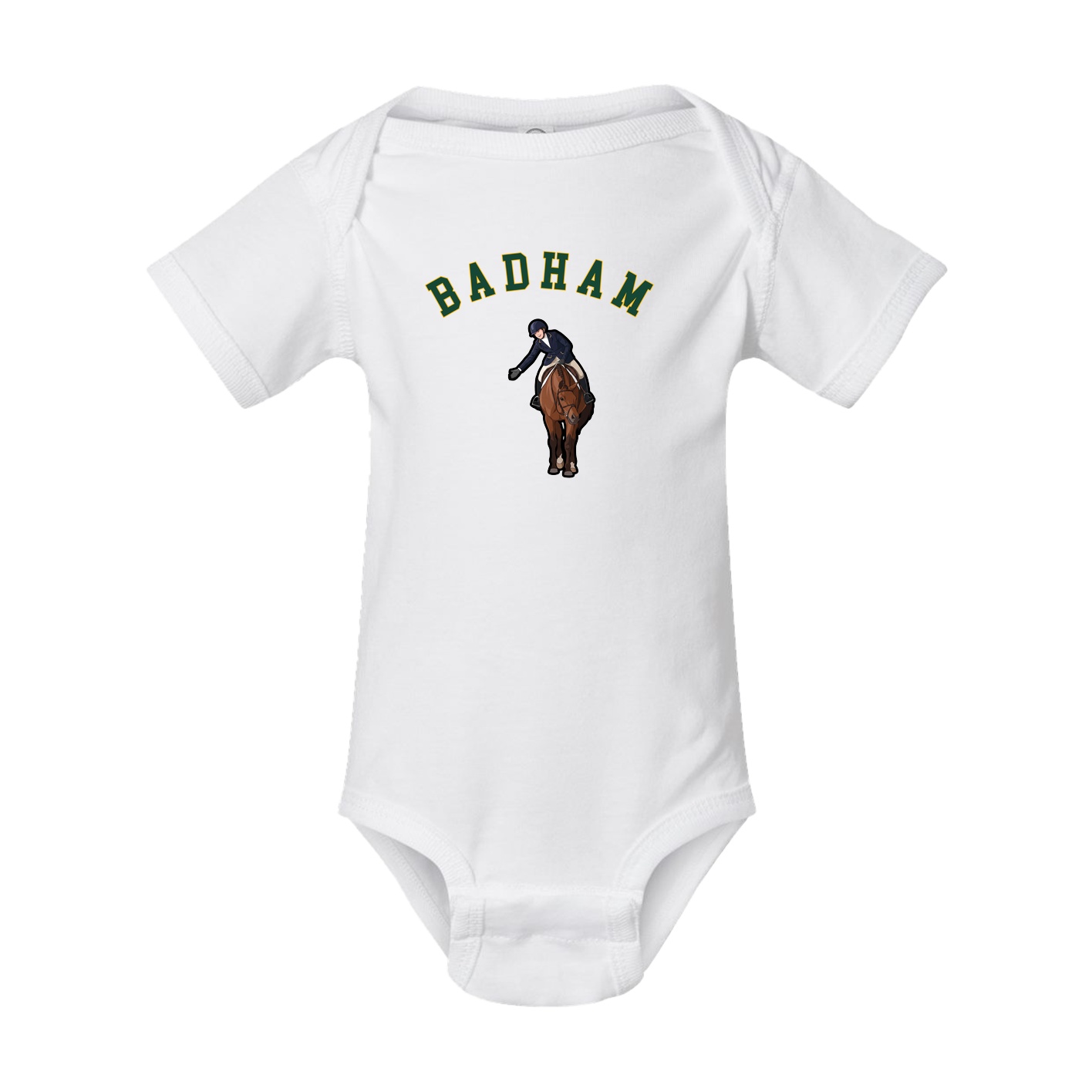 Baby Onesie — Shirsey Arch in White