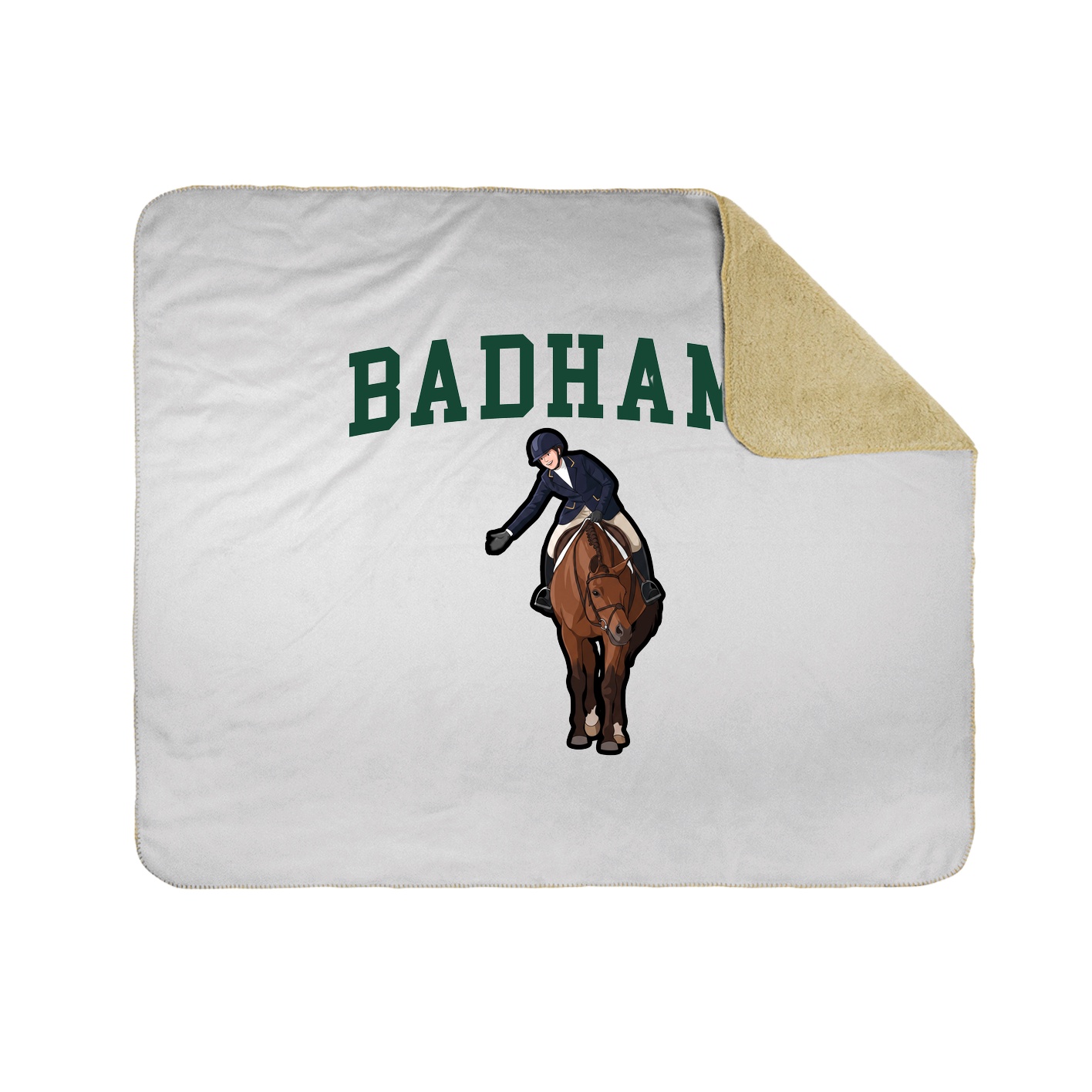 Throw Blanket — Shirsey in White